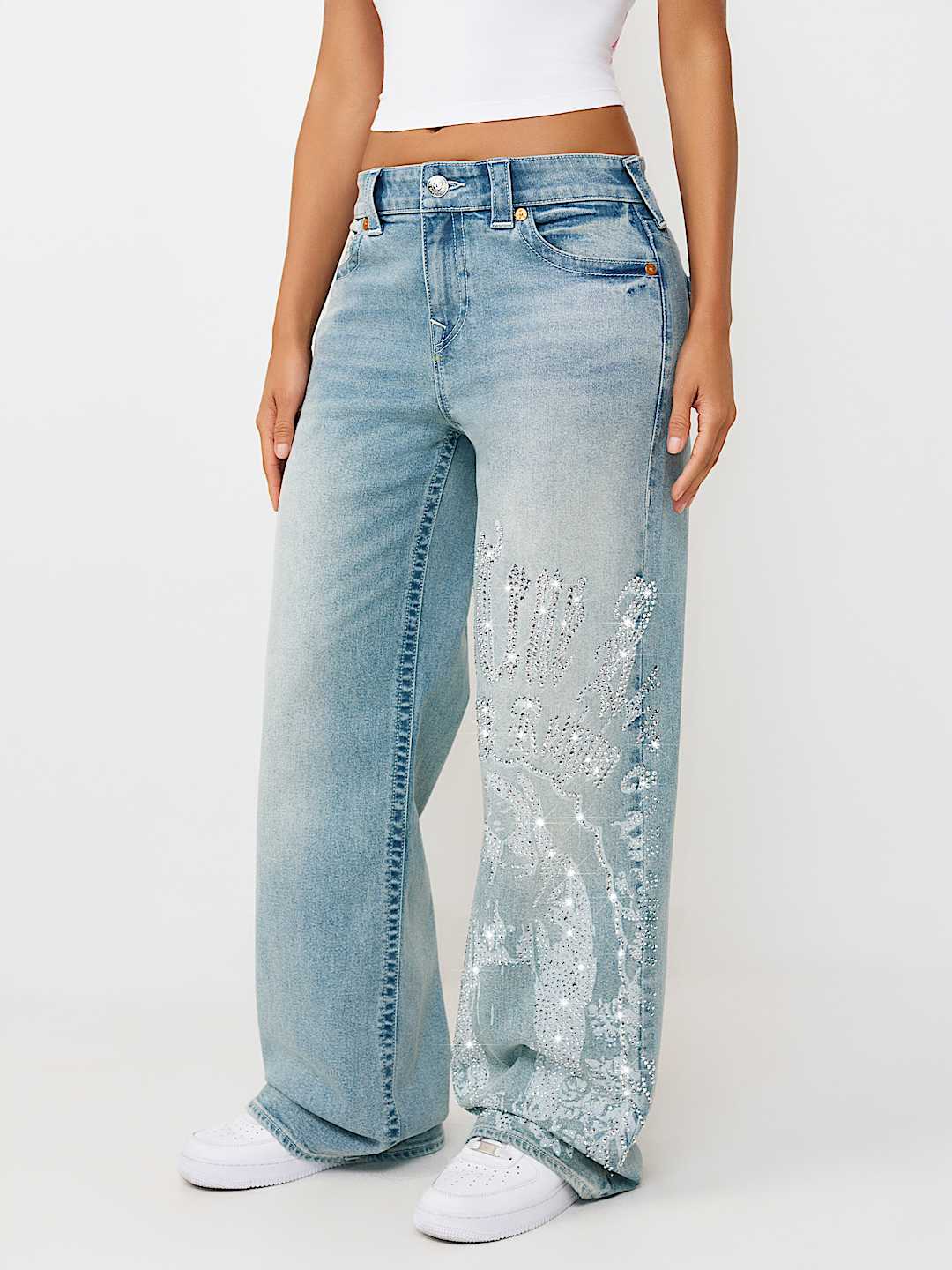 BOBBI MID RISE BLESSED BAGGY JEAN, image 6