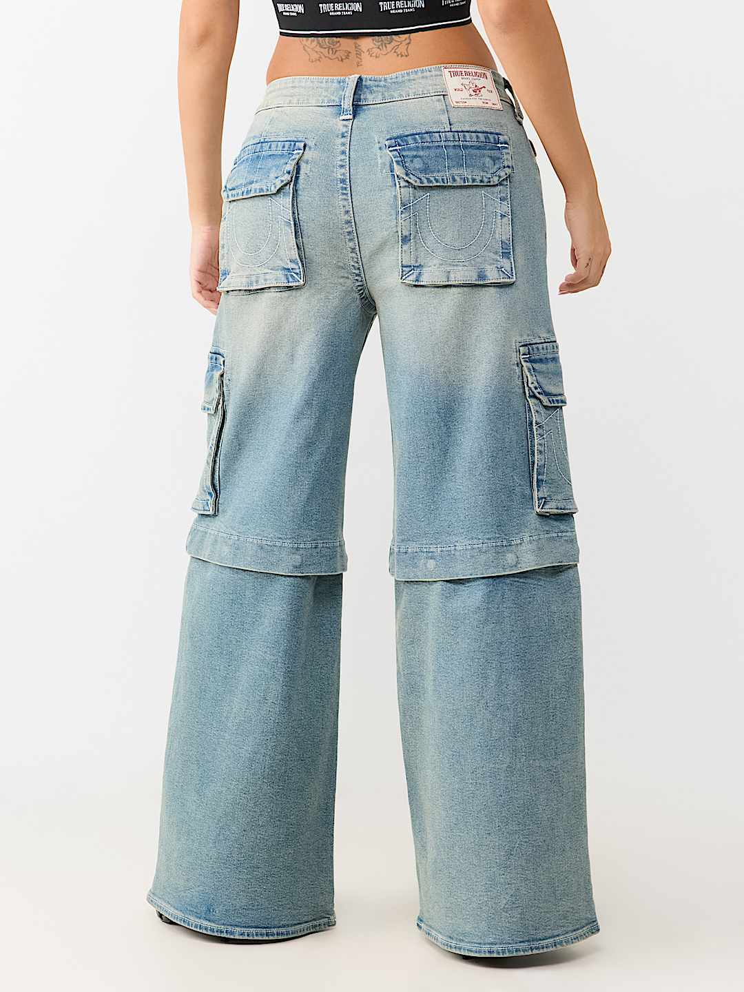 JESSIE MID RISE DETACHABLE SUPER BAGGY CARGO JORT