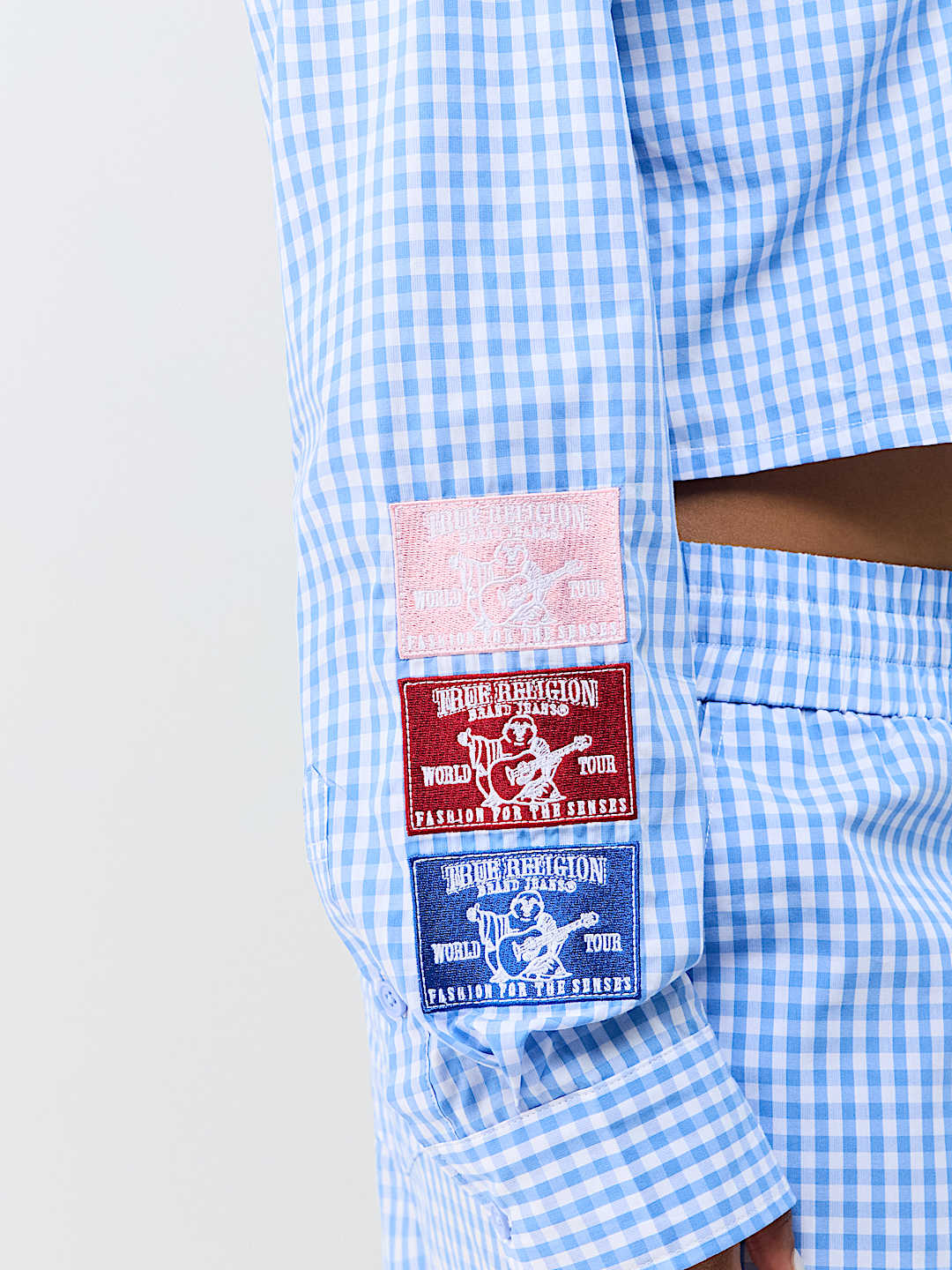 RELAXED GINGHAM LONG SLEEVE SHIRT
