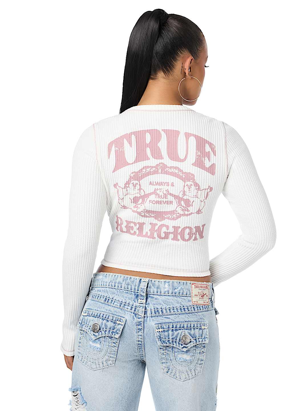 TRUE BUDDHA WAFFLE NOTCH TOP