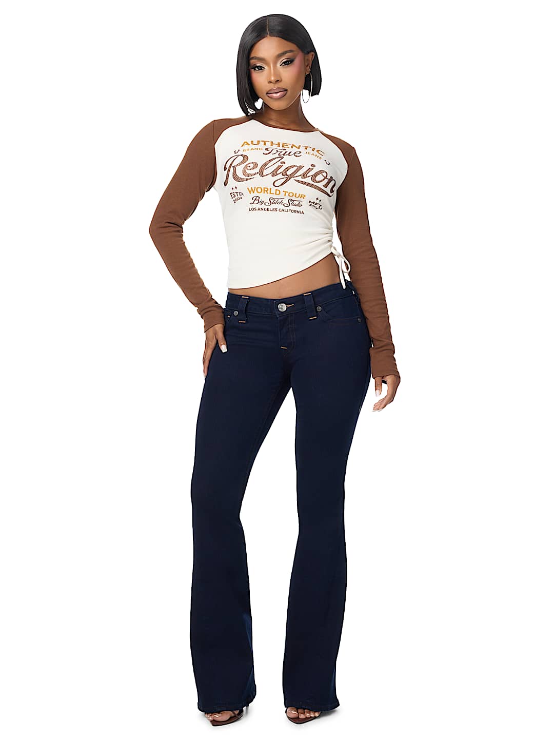 JOEY LOW RISE FLAP FLARE JEAN