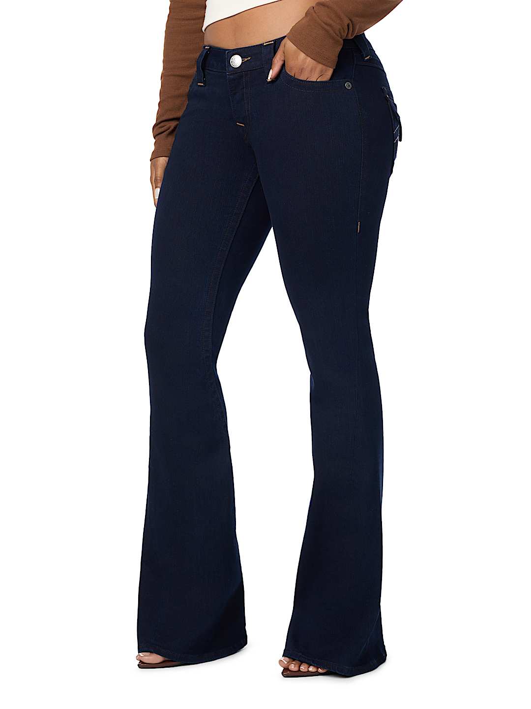 JOEY LOW RISE FLAP FLARE JEAN