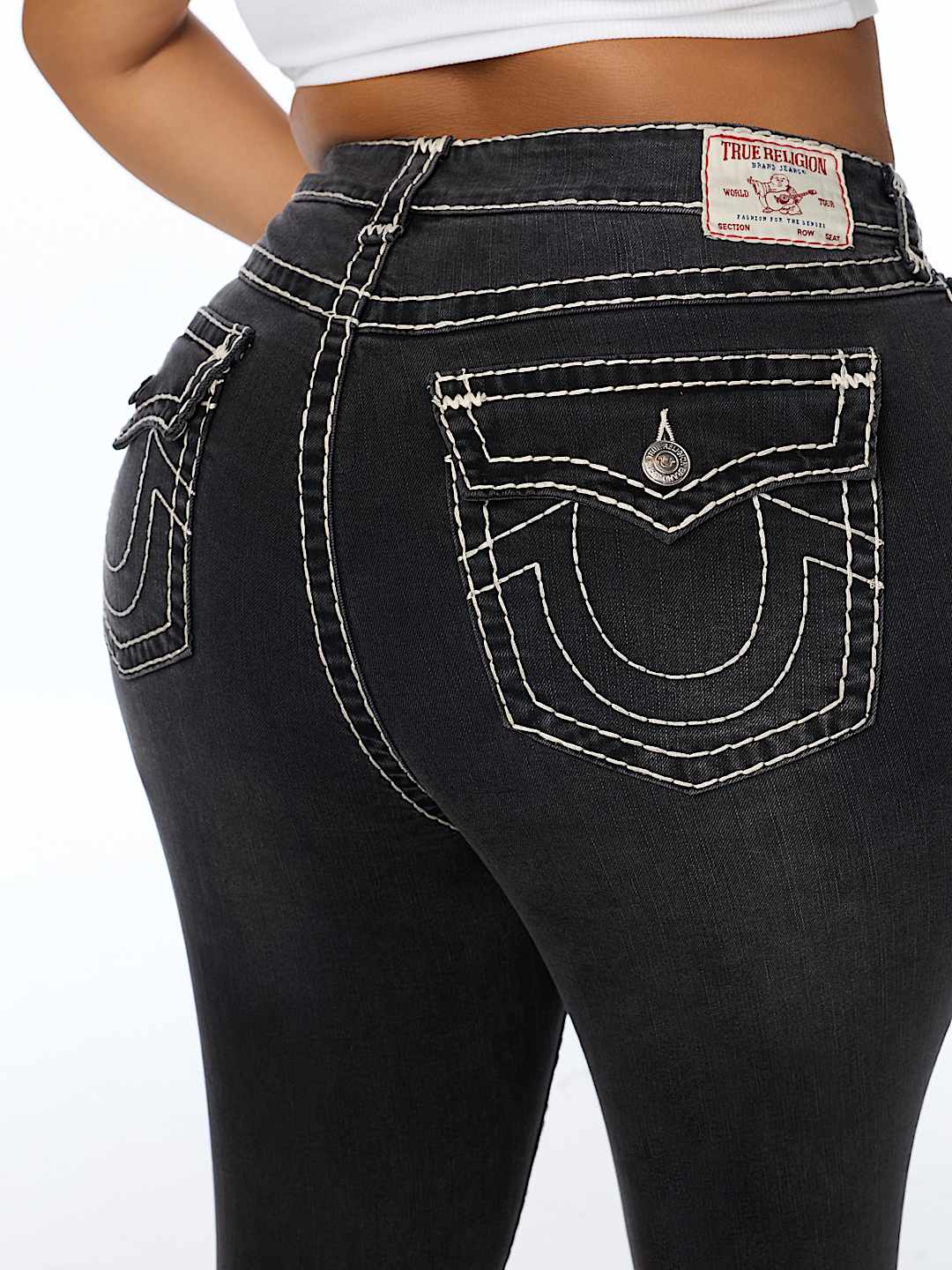 PLUS JENNIE MID RISE SUPER T CURVY SKINNY JEAN