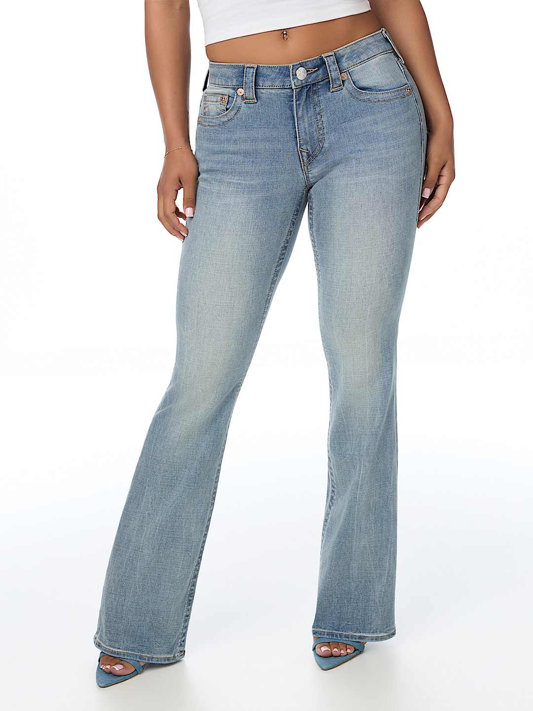 BECCA MID RISE BOOTCUT JEAN