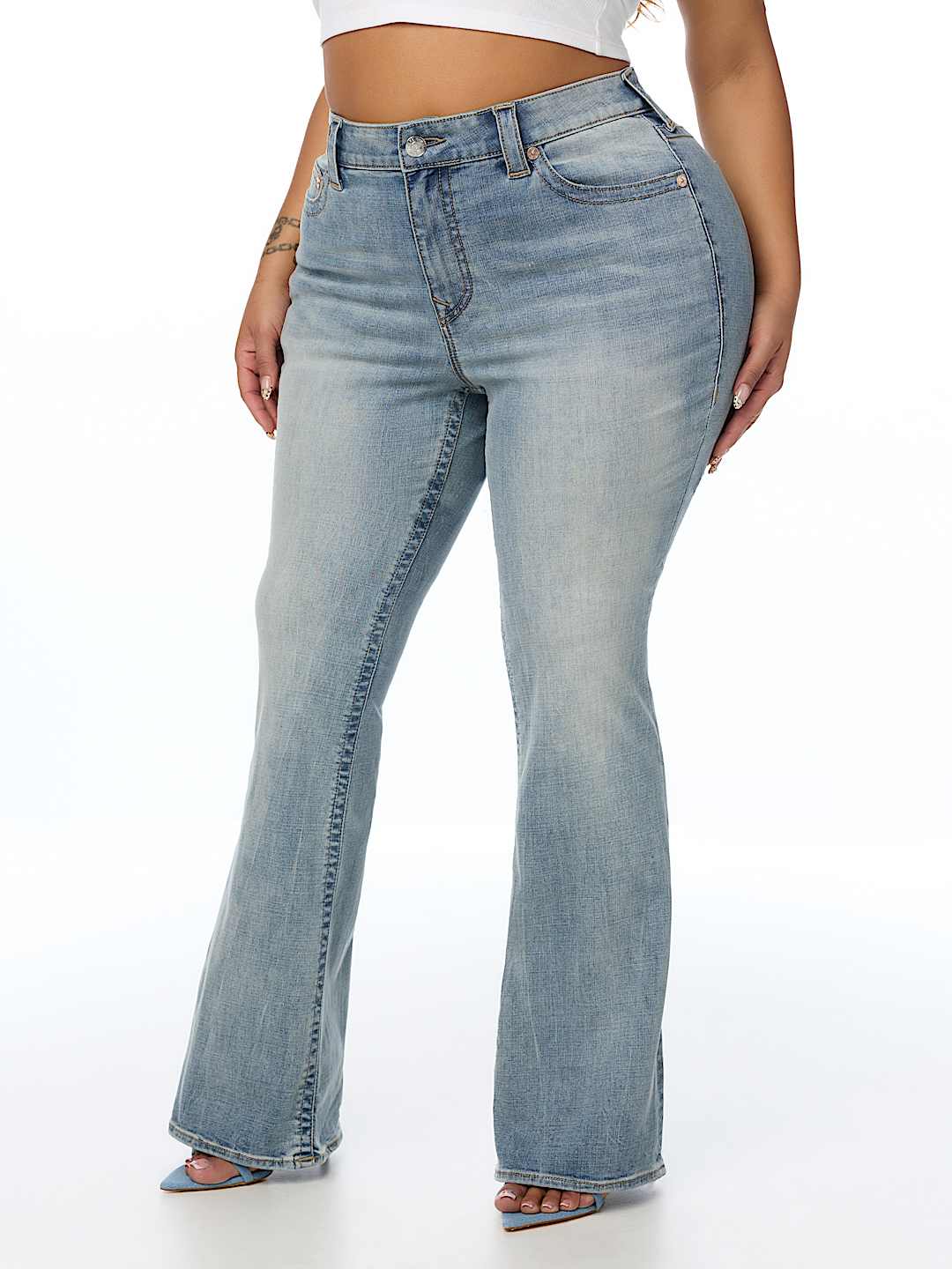 PLUS BECCA MID RISE BOOTCUT JEAN