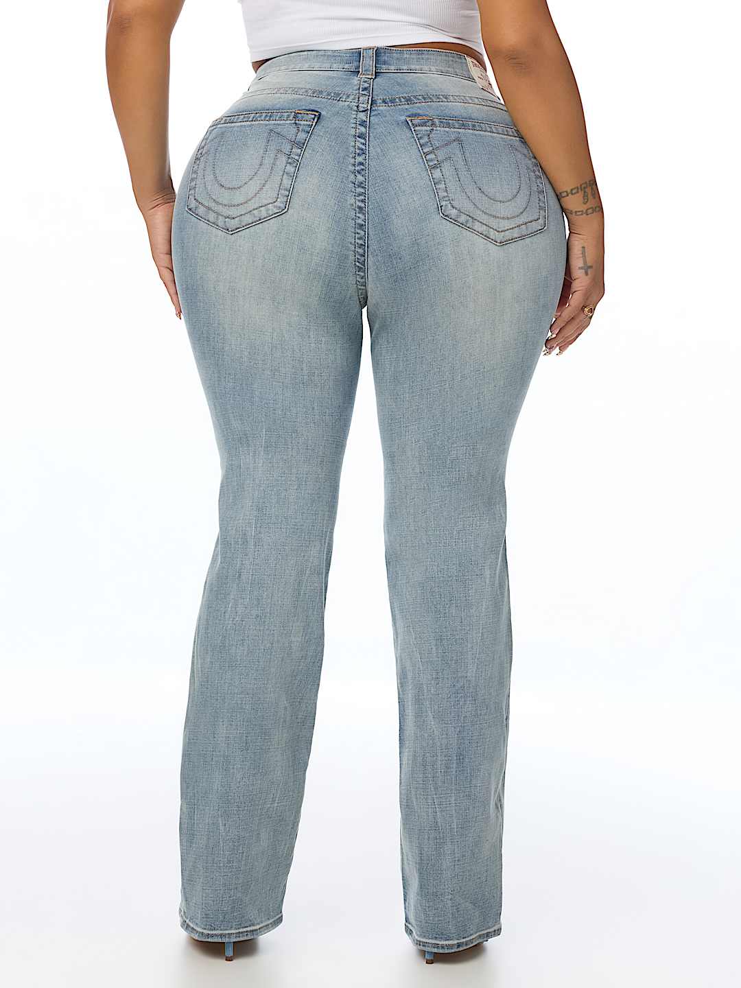 PLUS BILLIE MID RISE STRAIGHT JEAN