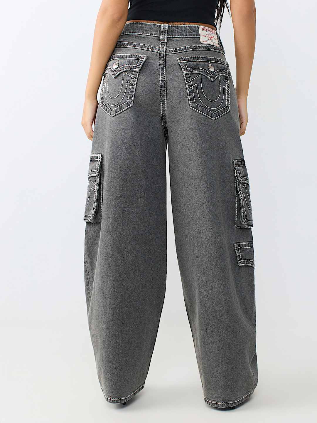 PLEATED BARREL BIG T CARGO JEAN