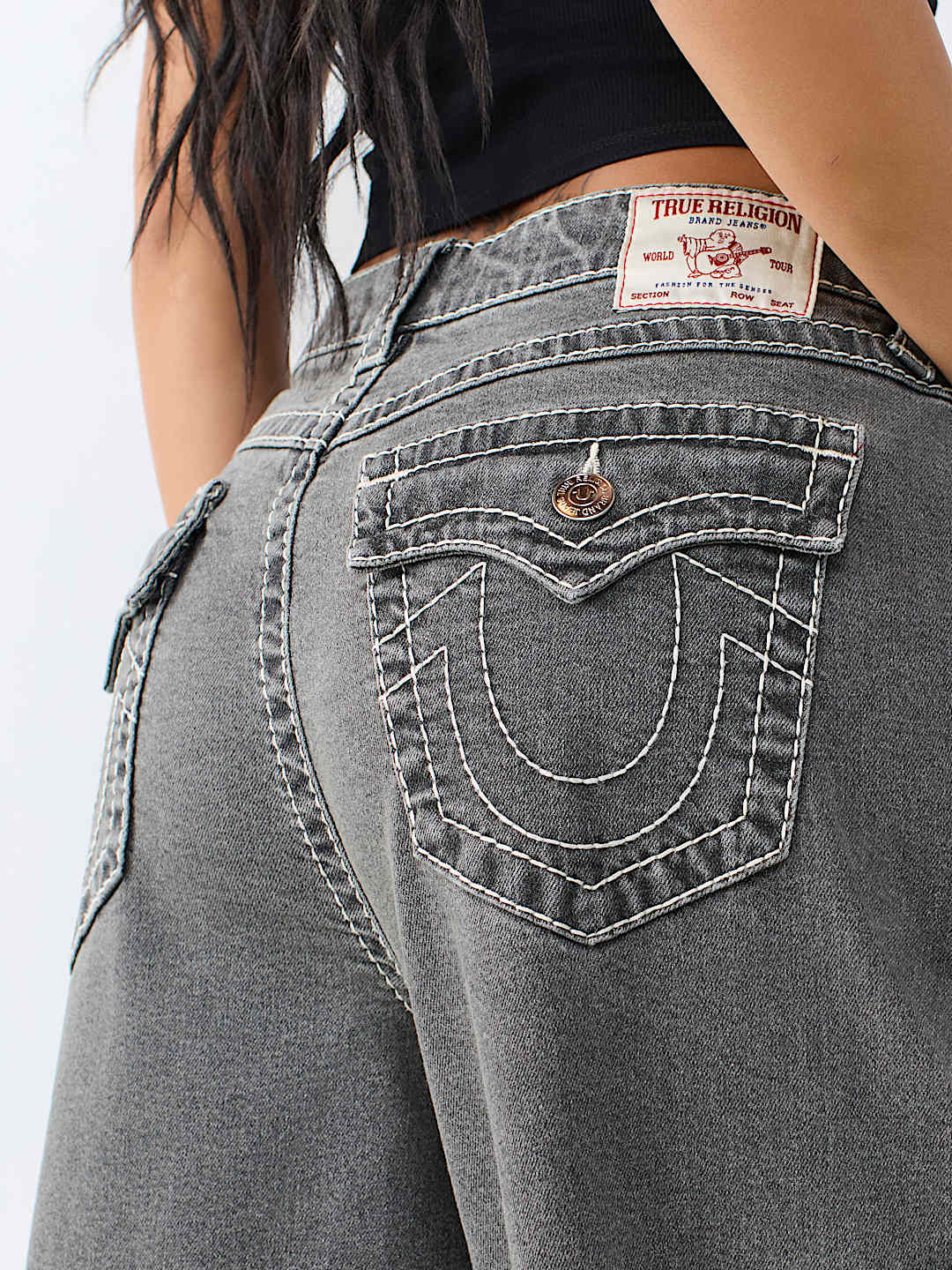 PLEATED BARREL BIG T CARGO JEAN