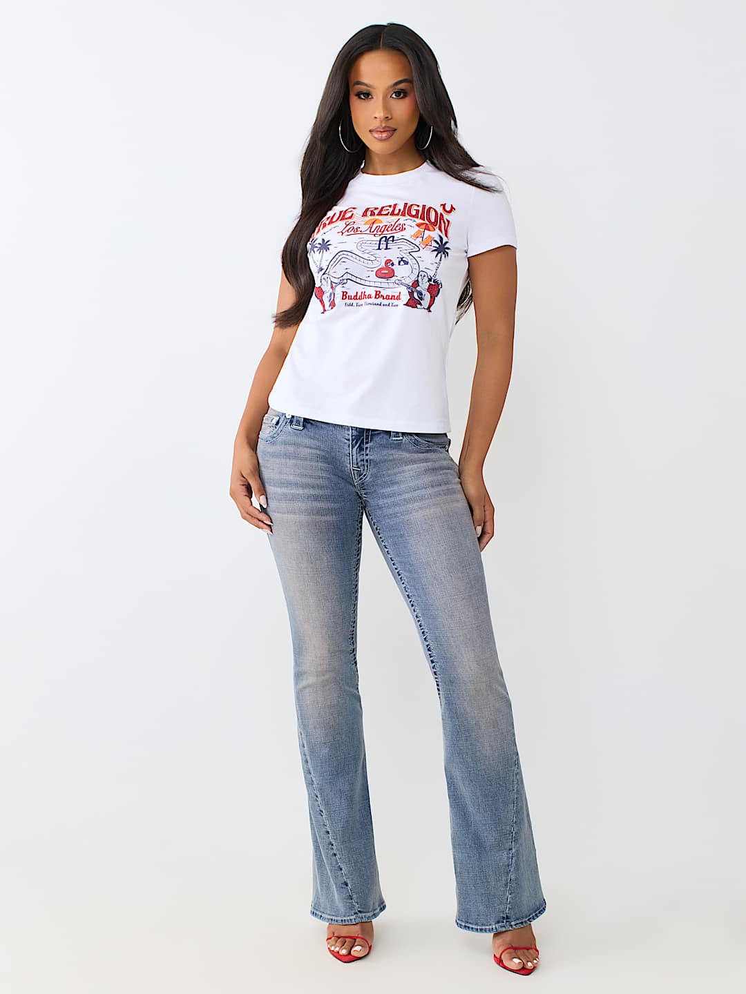 CRYSTAL POOL PARTY CREWNECK TEE