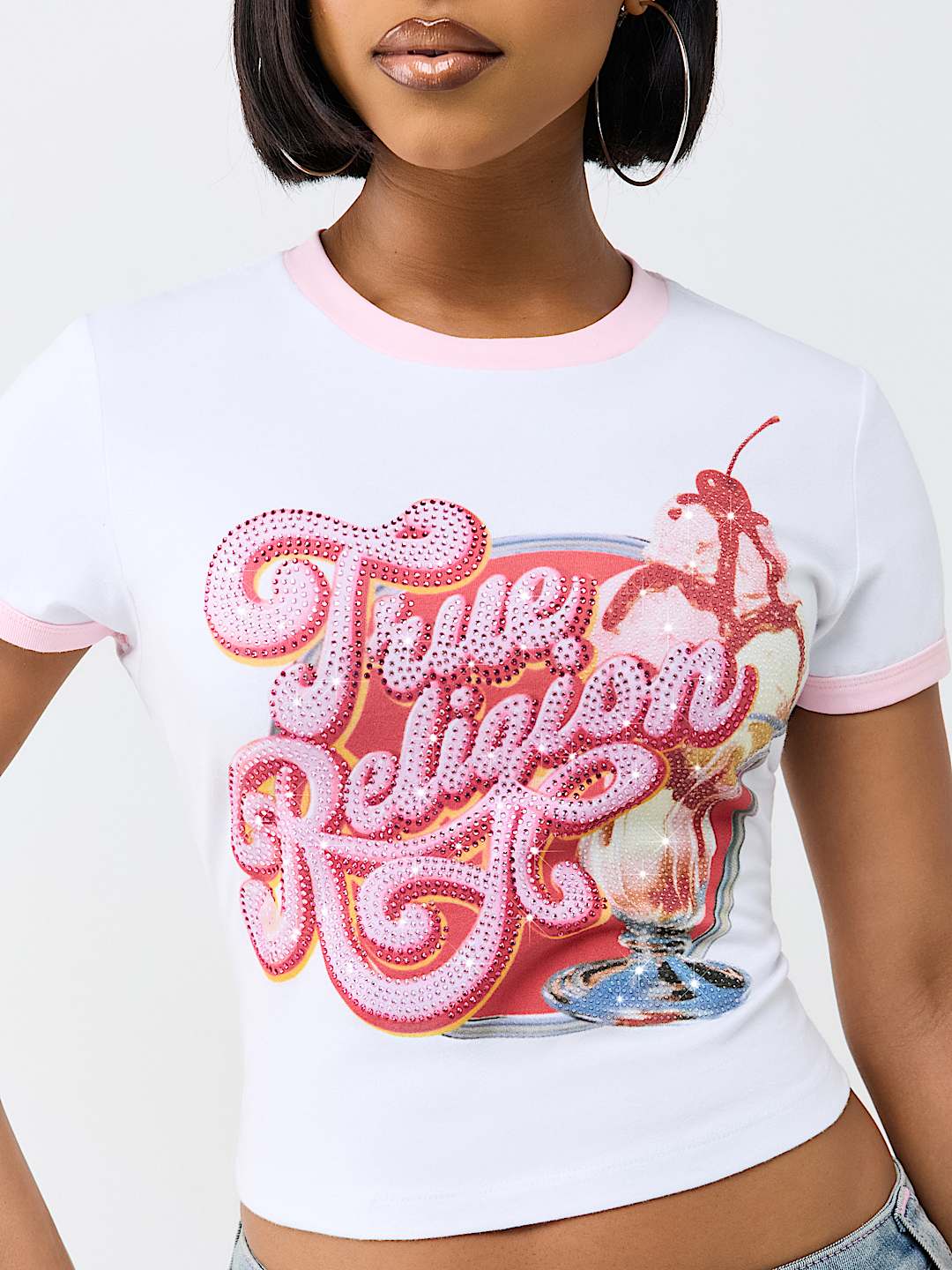 CRYSTAL ICE CREAM BABY TEE