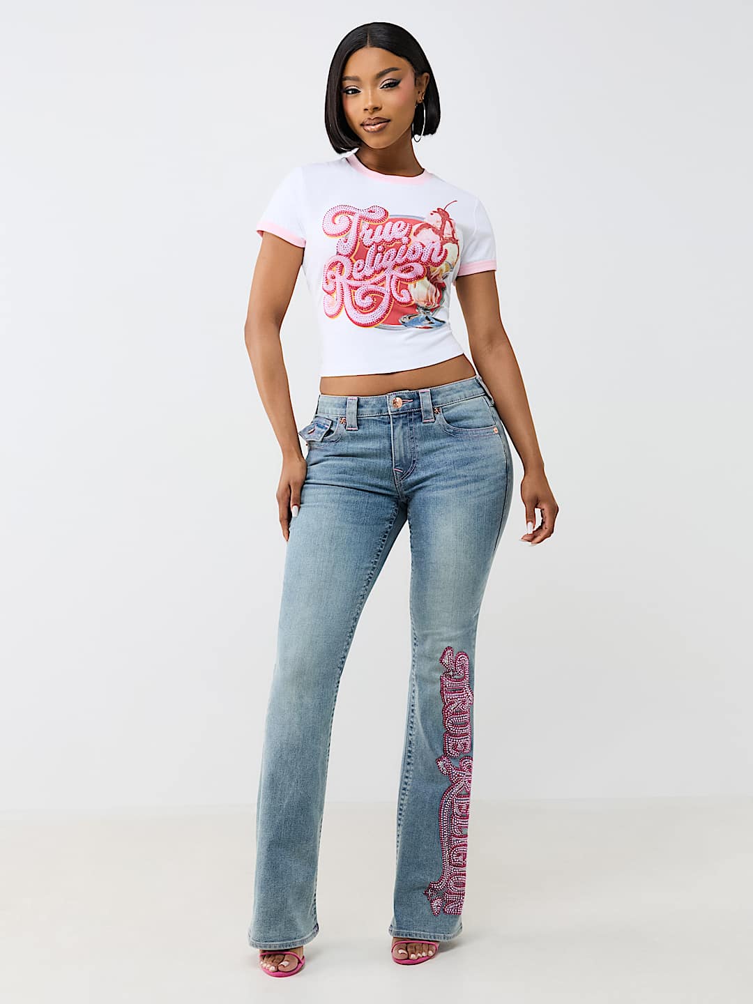 CRYSTAL ICE CREAM BABY TEE