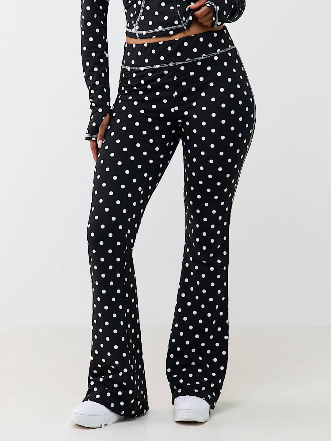 POLKA DOT BOOTCUT PANT