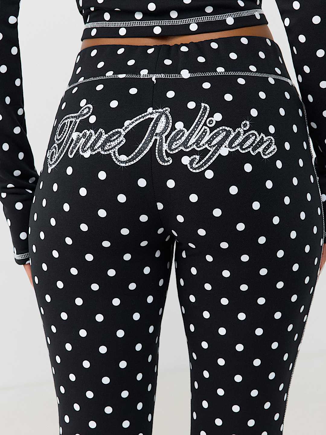 POLKA DOT BOOTCUT PANT
