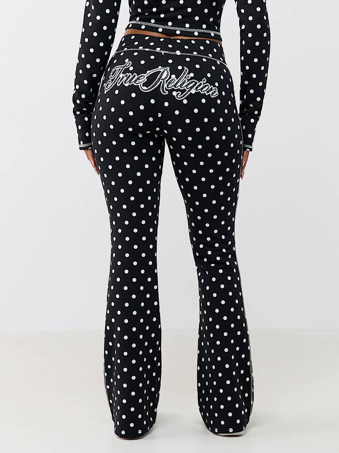 POLKA DOT BOOTCUT PANT