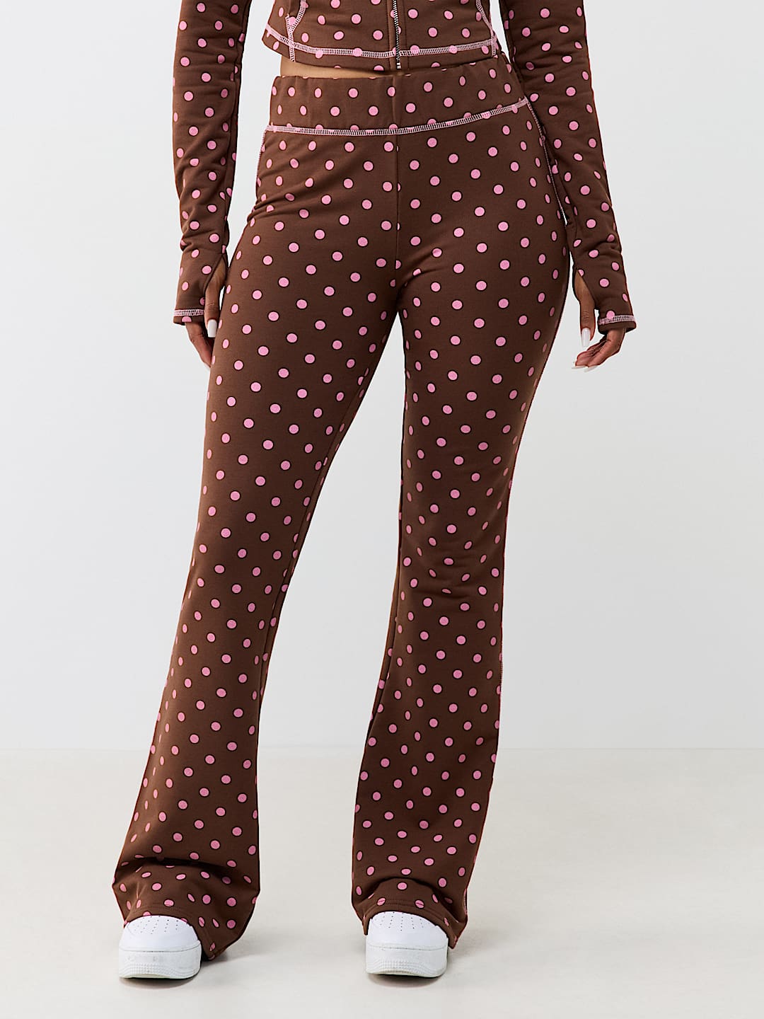 POLKA DOT BOOTCUT PANT