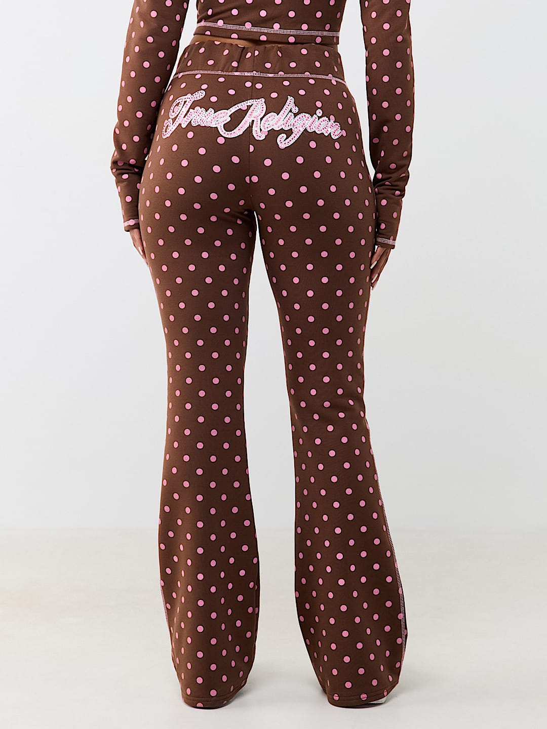 POLKA DOT BOOTCUT PANT