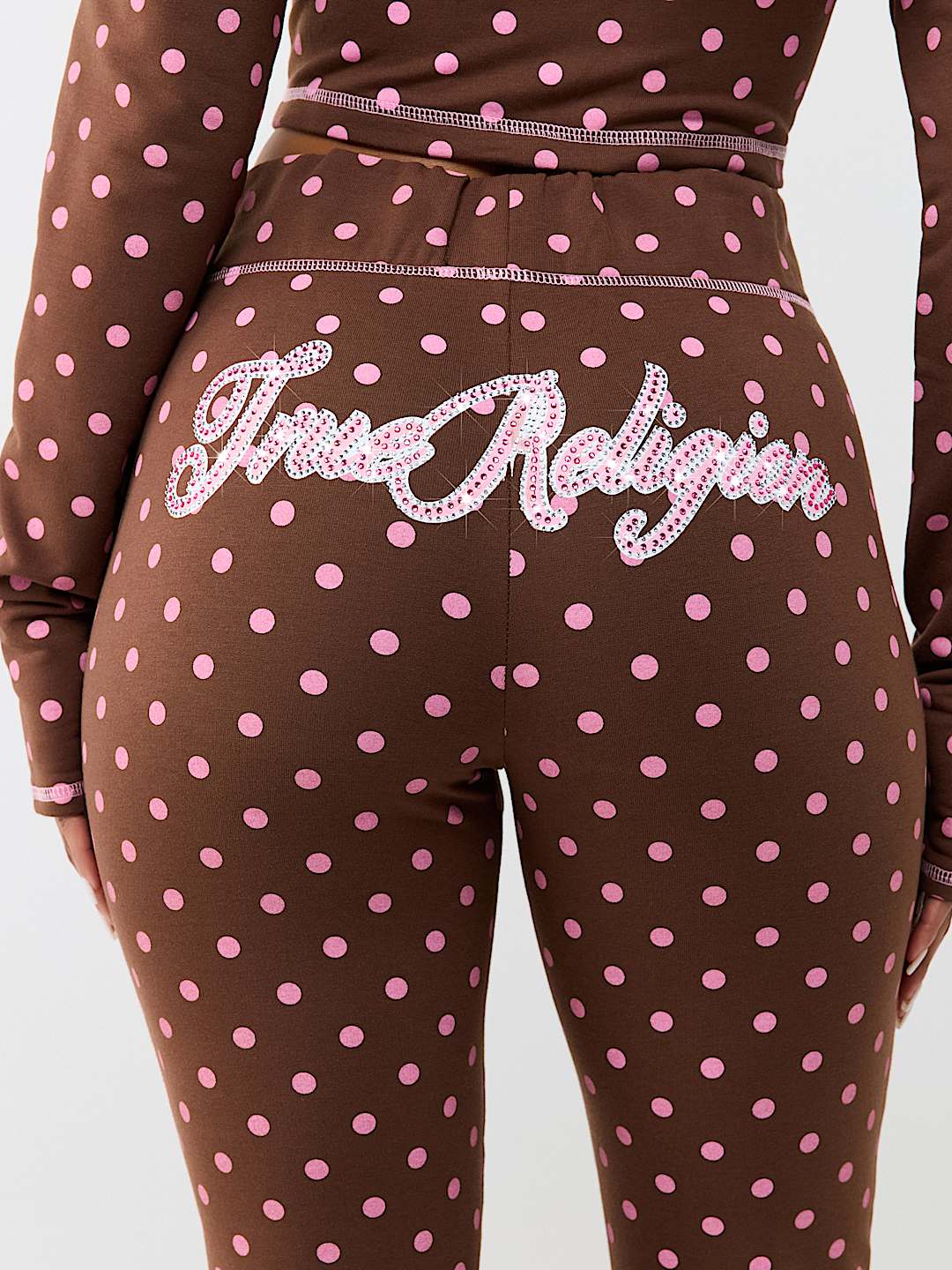 POLKA DOT BOOTCUT PANT