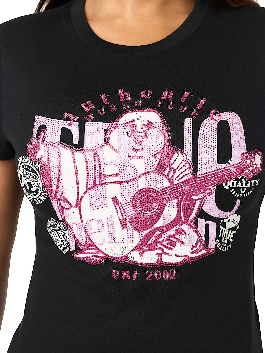 AUTHENTIC CRYSTAL BUDDHA TEE