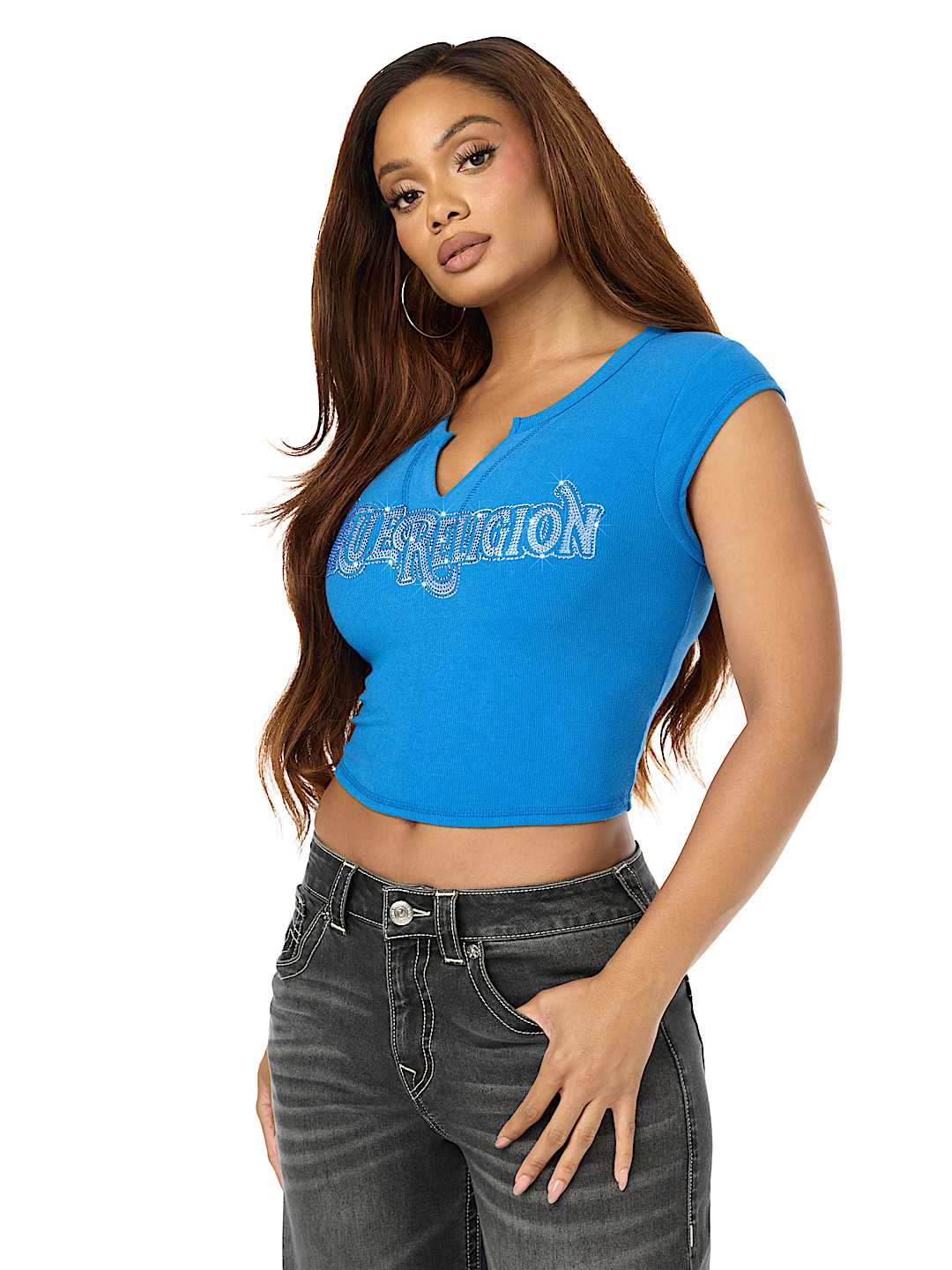 HEART LOCK NOTCH TEE