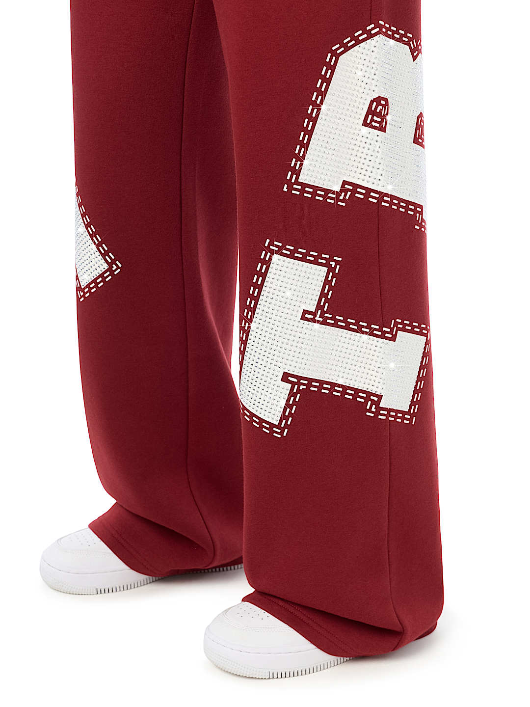 CRYSTAL MID RISE STRAIGHT LEG SWEATPANT