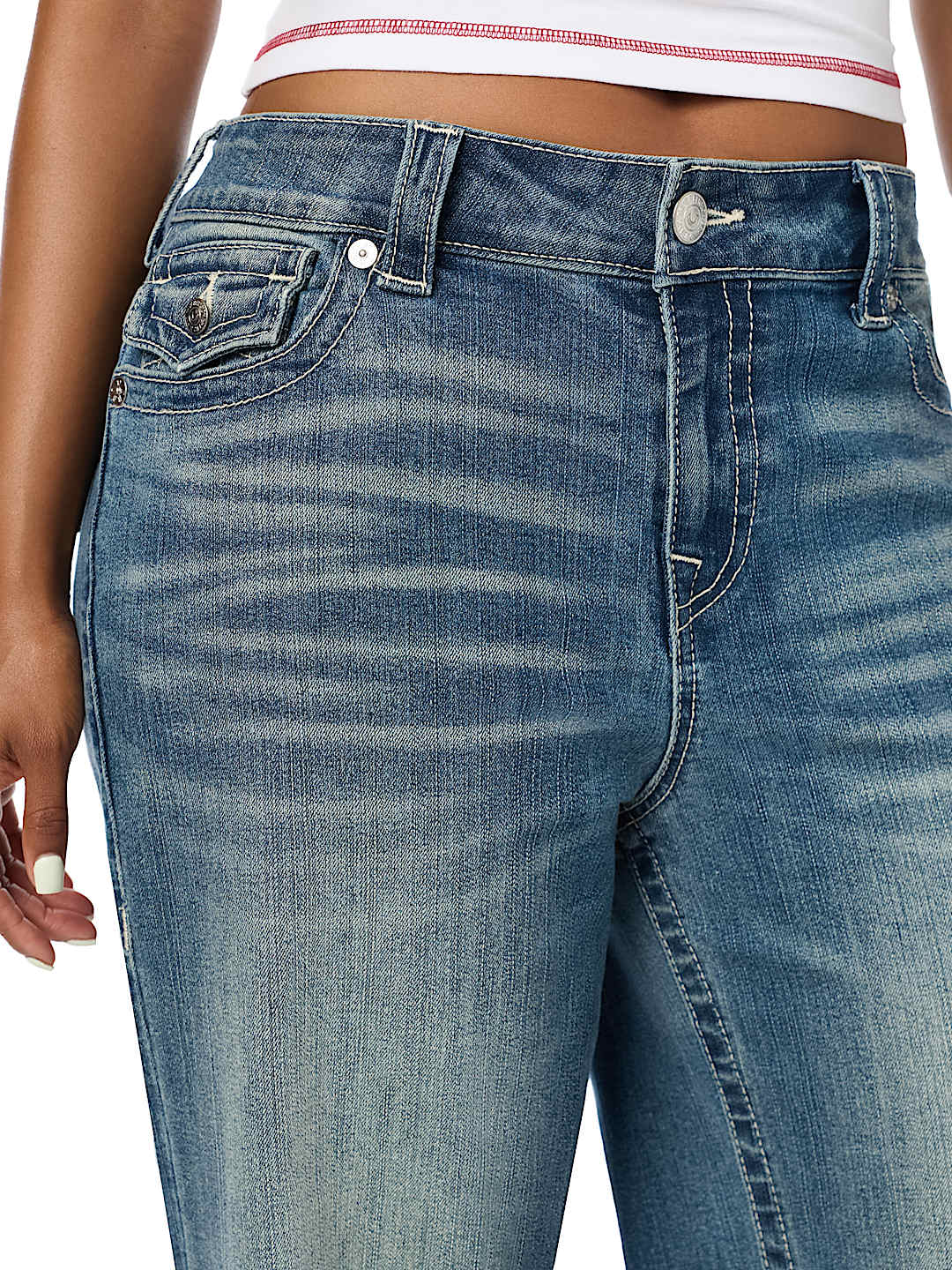 BOBBI WING BAGGY FLAP JEAN