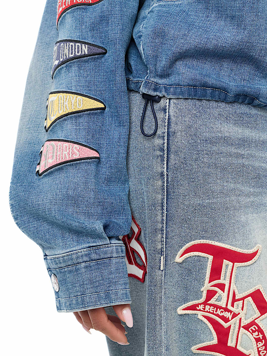 HEAVY EMBROIDERY DENIM JACKET