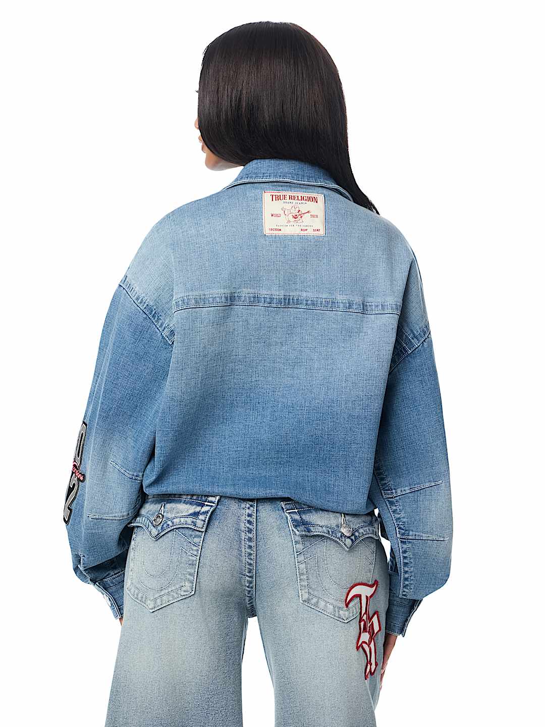 HEAVY EMBROIDERY DENIM JACKET