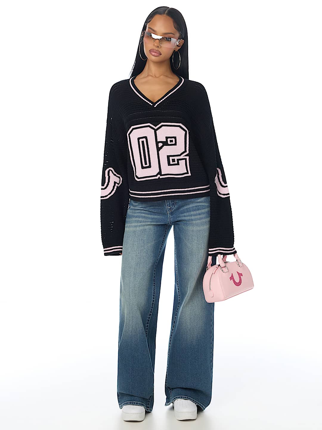 SPORTY SWEATER JERSEY TOP