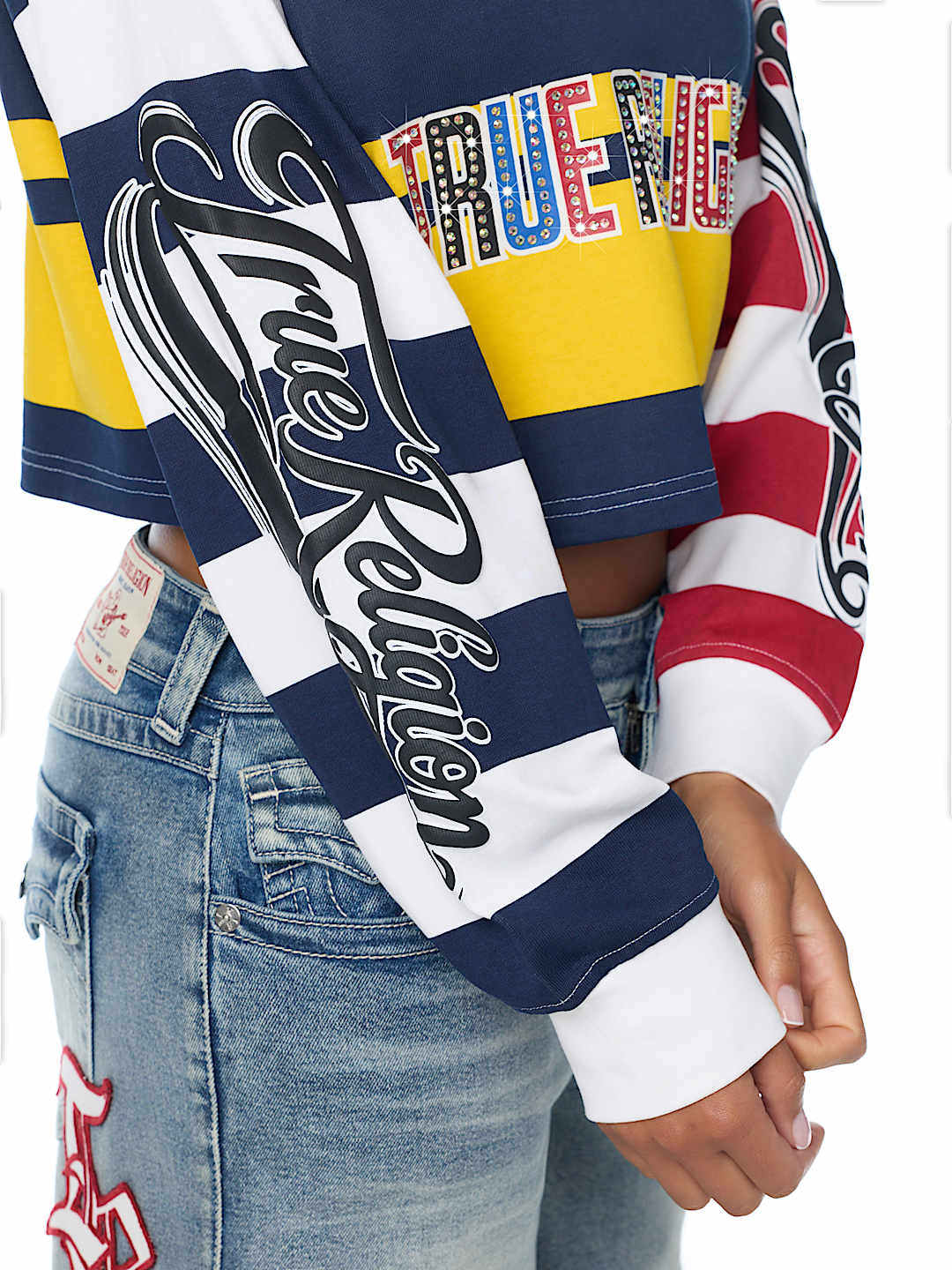 EMBROIDERD STRIPED POLO SHIRT