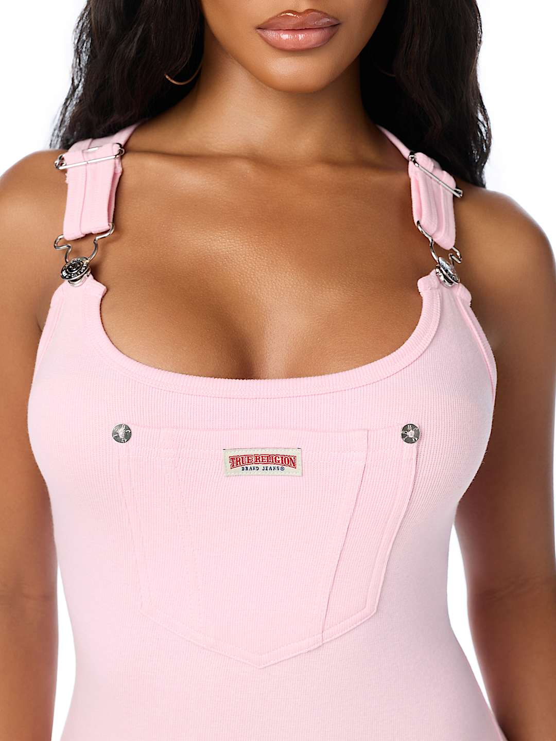 OVERALL RIBBED MINI DRESS