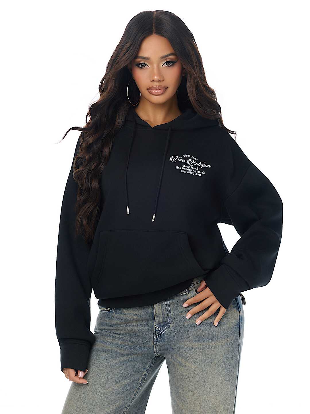 EMBROIDERED OVERSIZED HOODIE