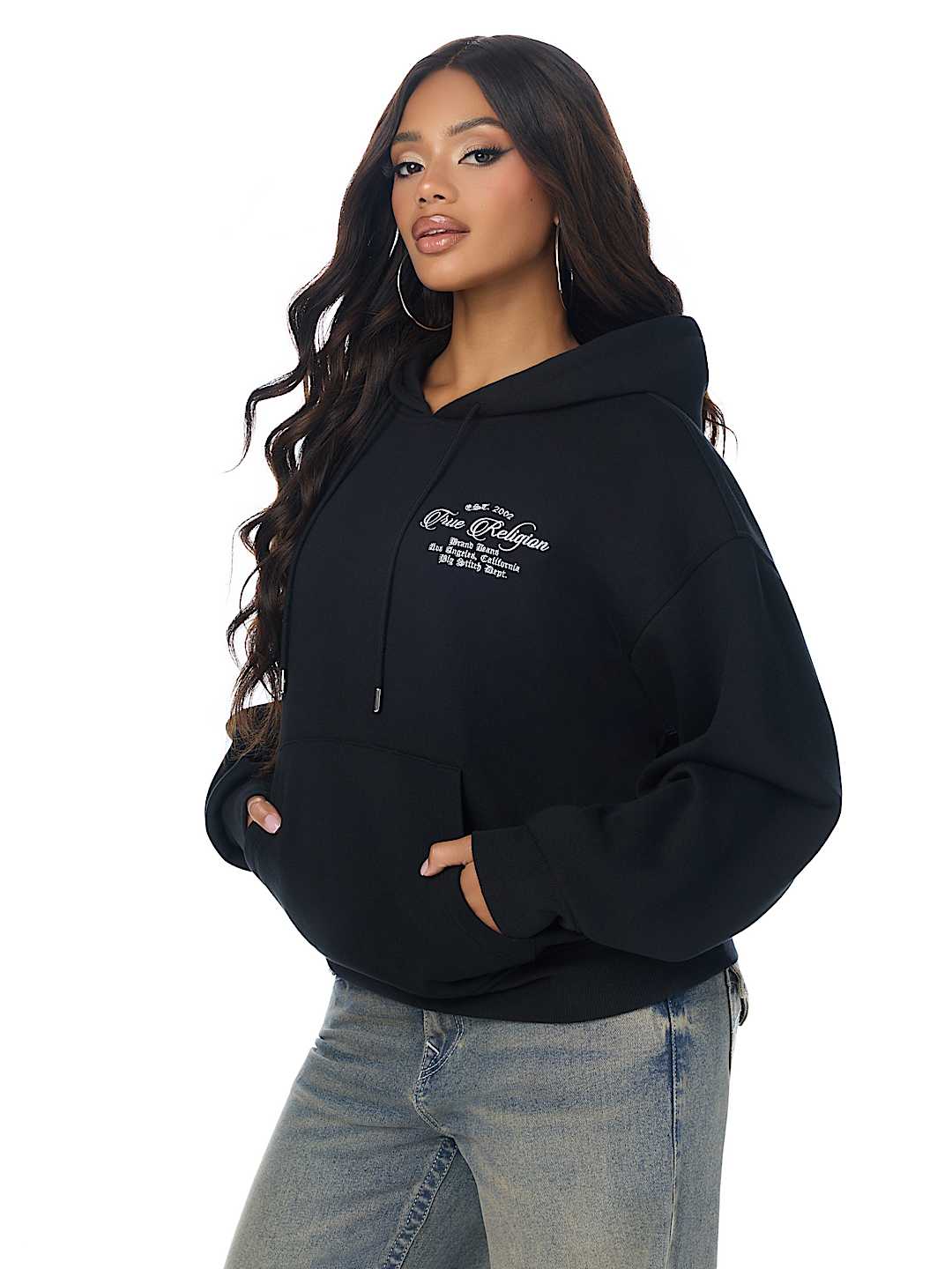 EMBROIDERED OVERSIZED HOODIE
