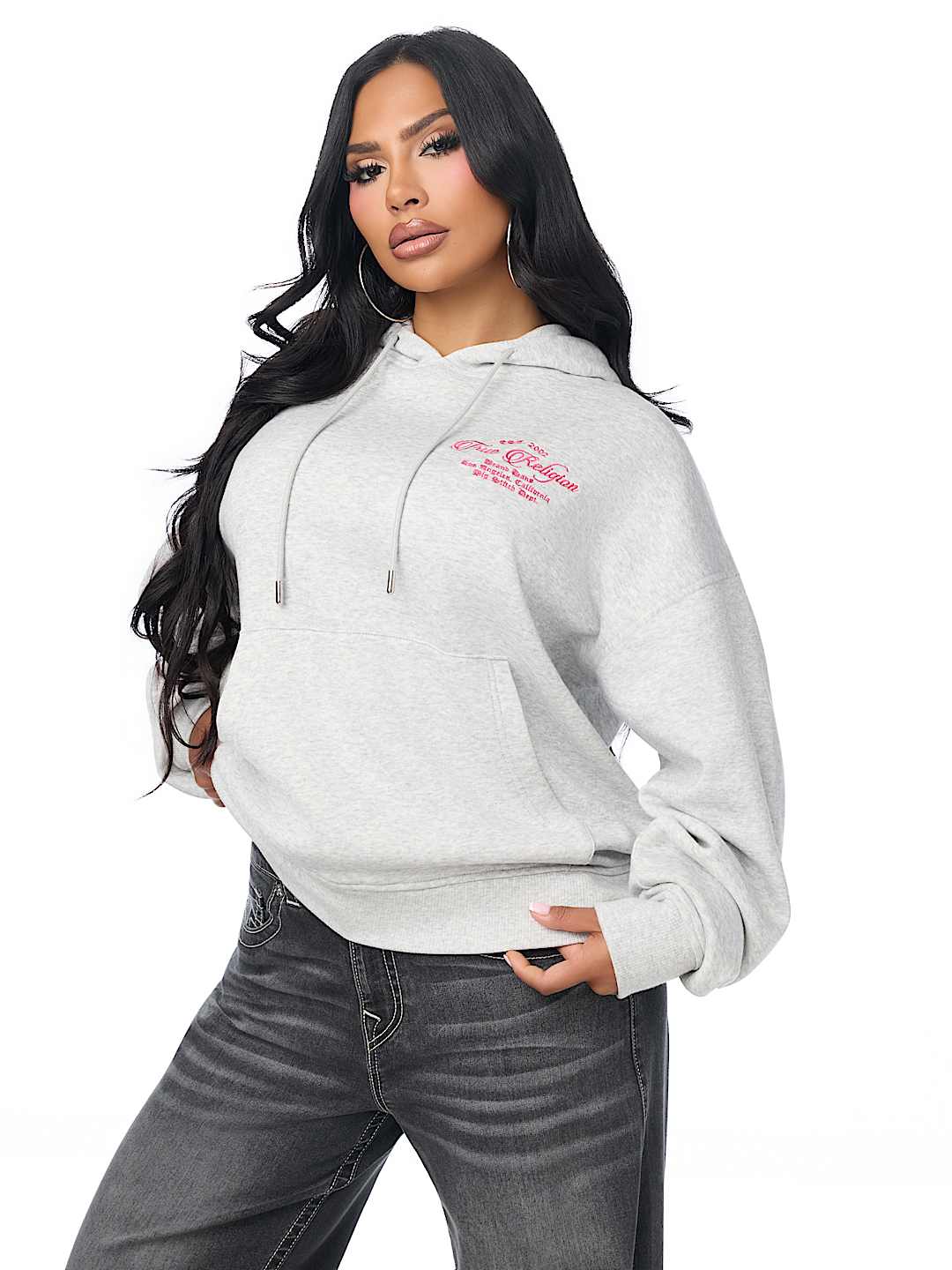 EMBROIDERED OVERSIZED HOODIE