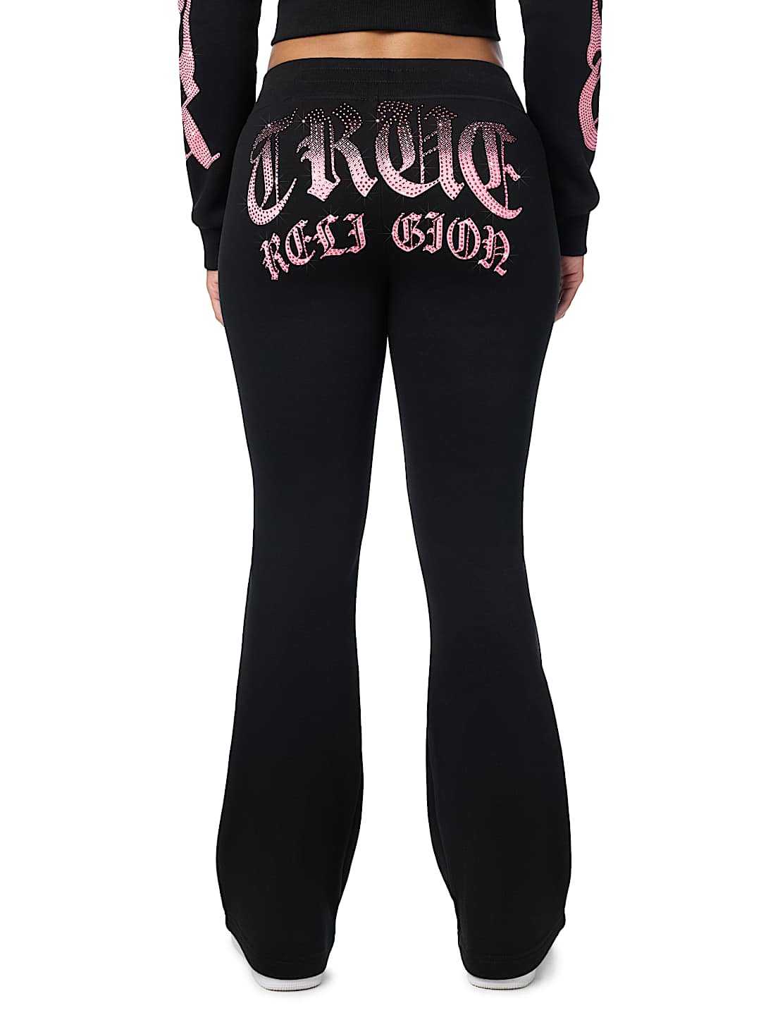 CRYSTAL FLAME BOOTCUT SWEATPANT