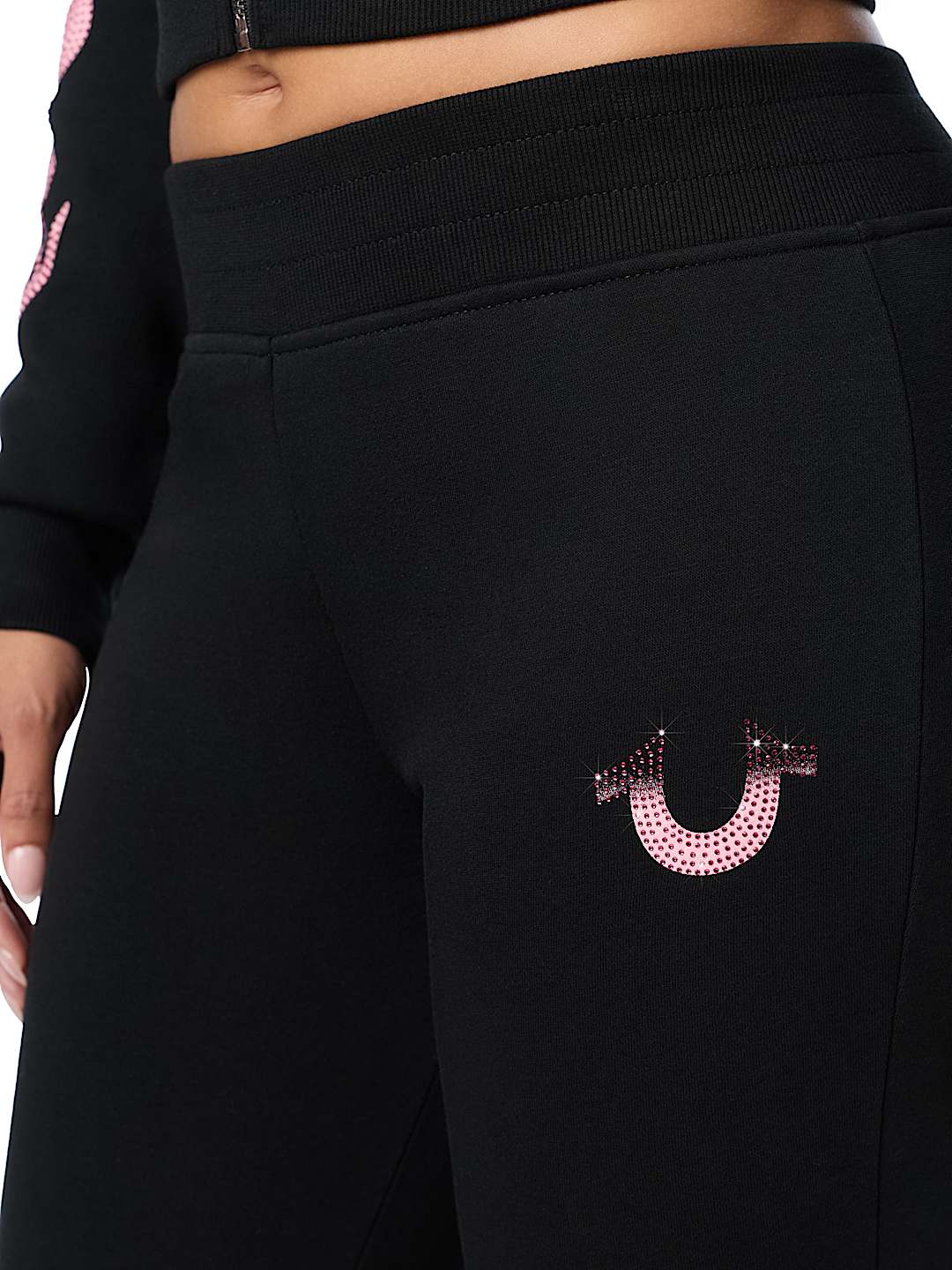 CRYSTAL FLAME BOOTCUT SWEATPANT