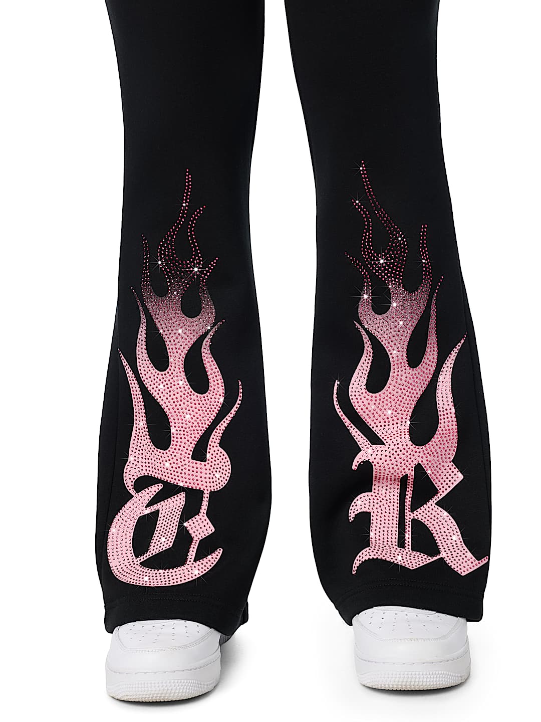 CRYSTAL FLAME BOOTCUT SWEATPANT