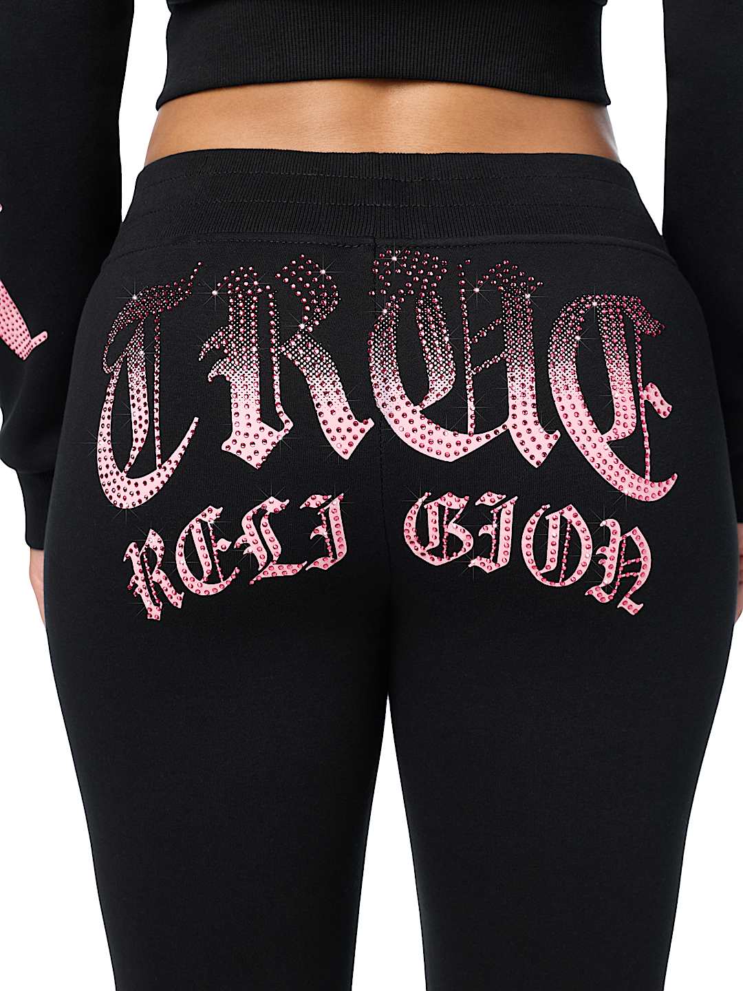 CRYSTAL FLAME BOOTCUT SWEATPANT