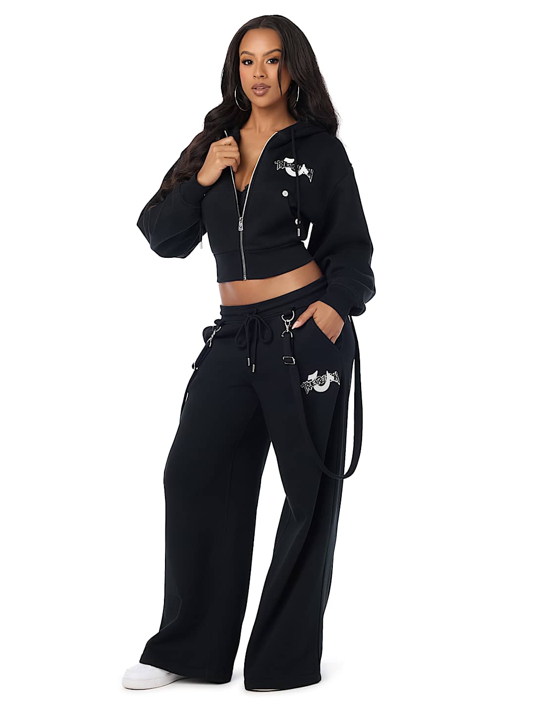 EMBRODERED ZIP-UP HOODIE