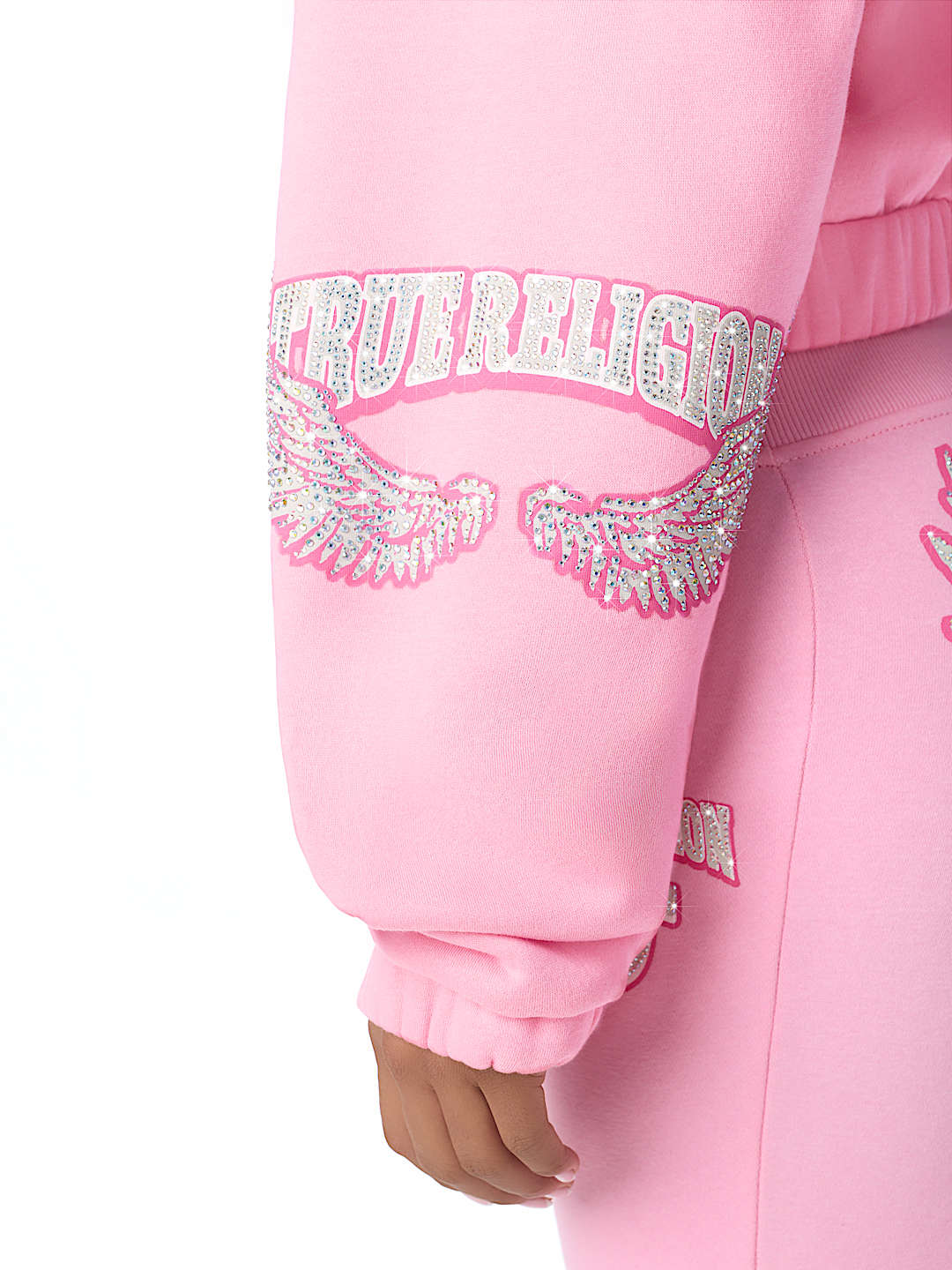 CRYSTAL GIRLFRIEND RAGLAN SWEATER JACKET
