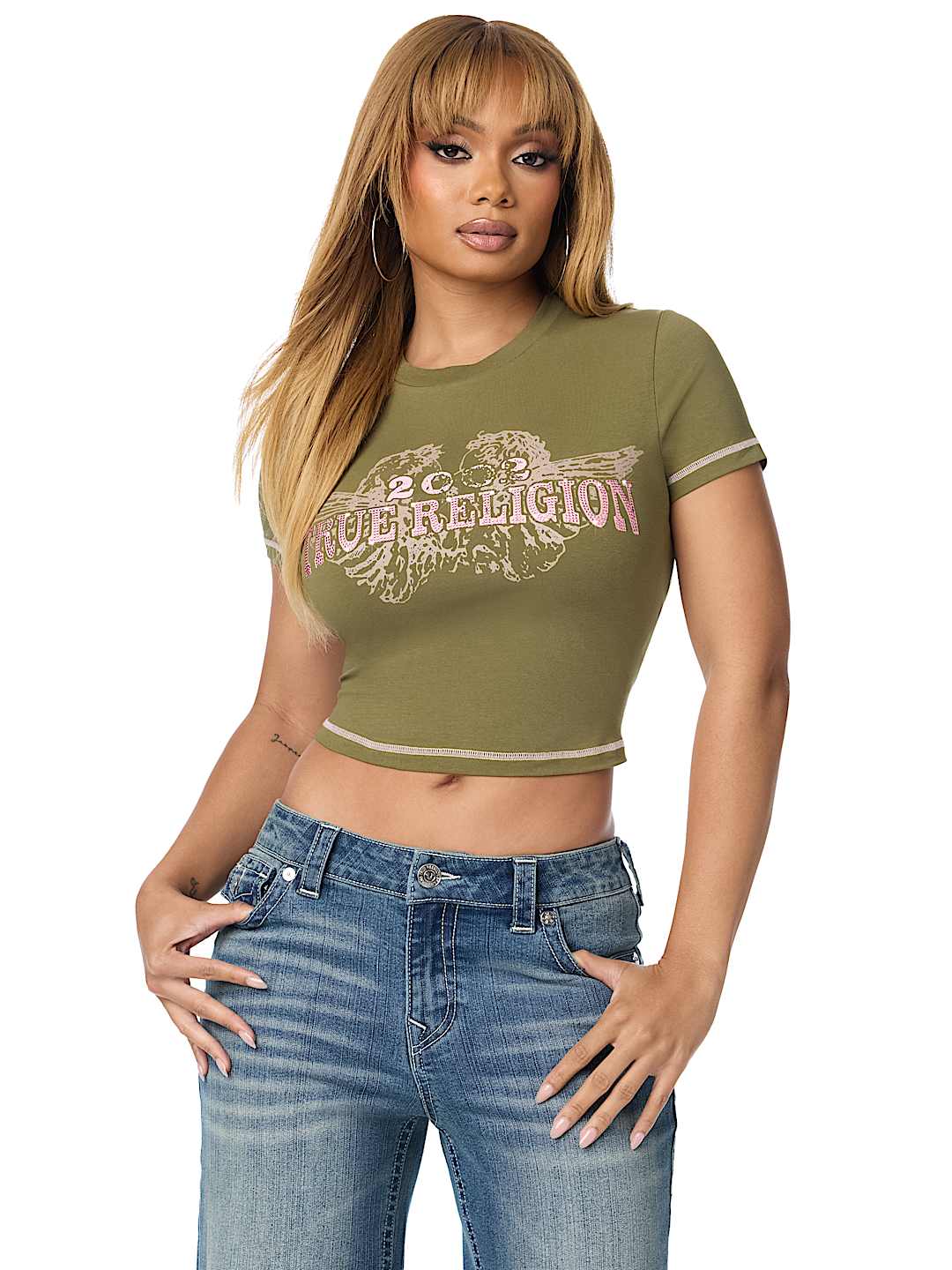 CRYSTAL BABY TEE