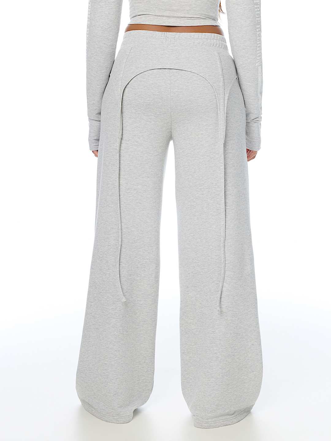SPORTY GARTER WIDE LEG PANT