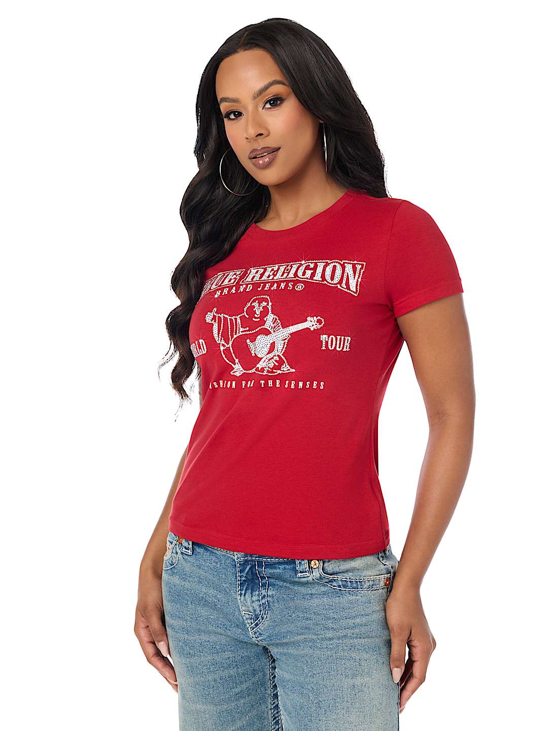 CRYSTAL WORLD TOUR CLASSIC CREWNECK TEE
