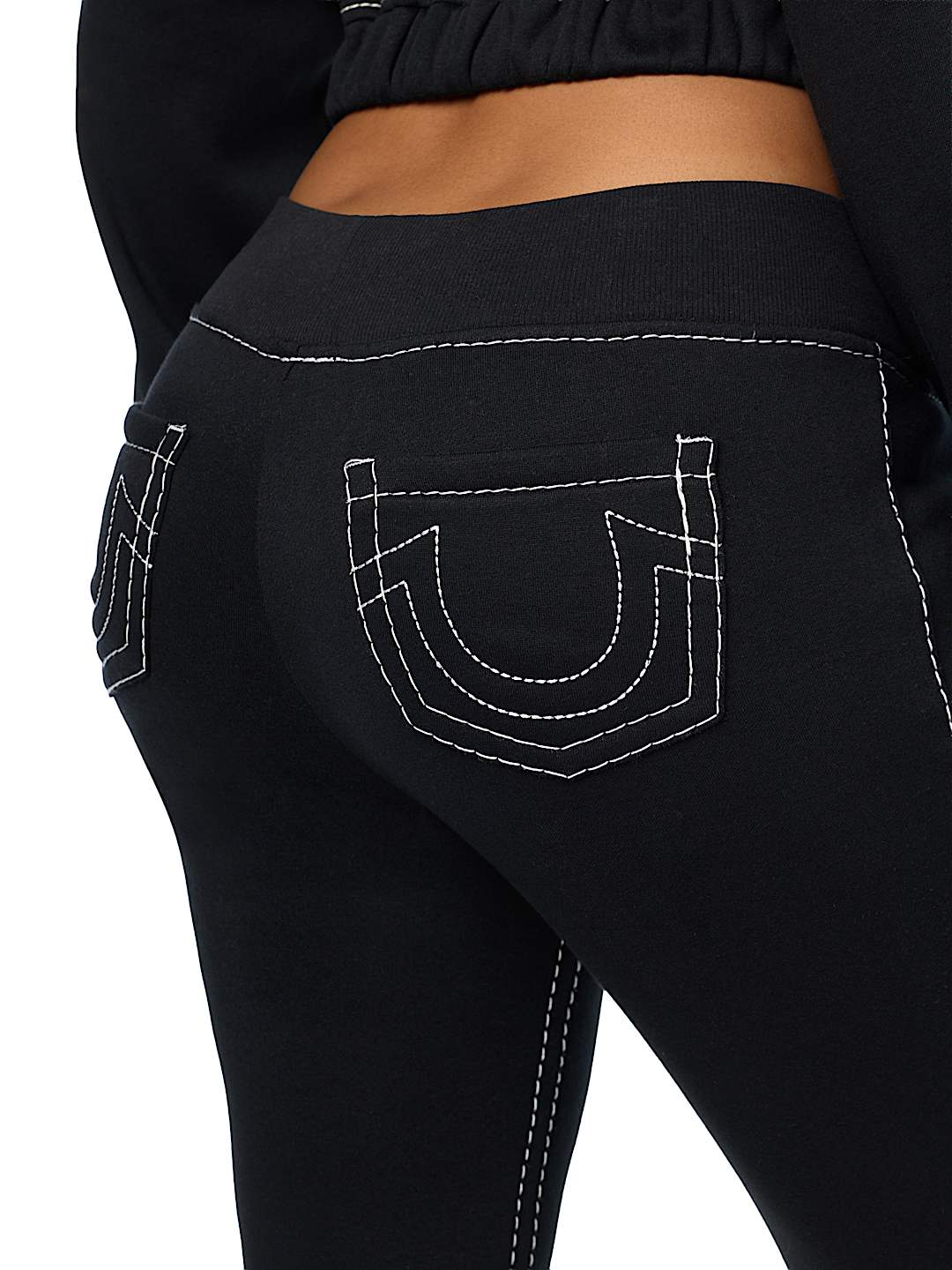 BIG T CRYSTAL BOOTCUT SWEATPANT