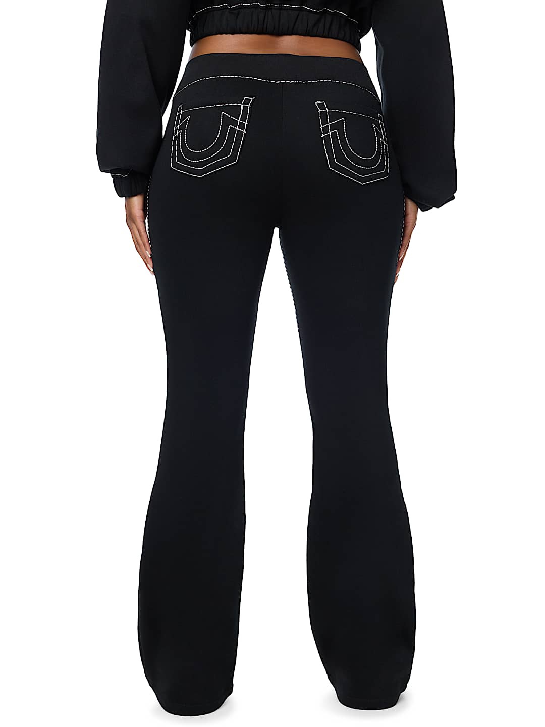 BIG T CRYSTAL BOOTCUT SWEATPANT