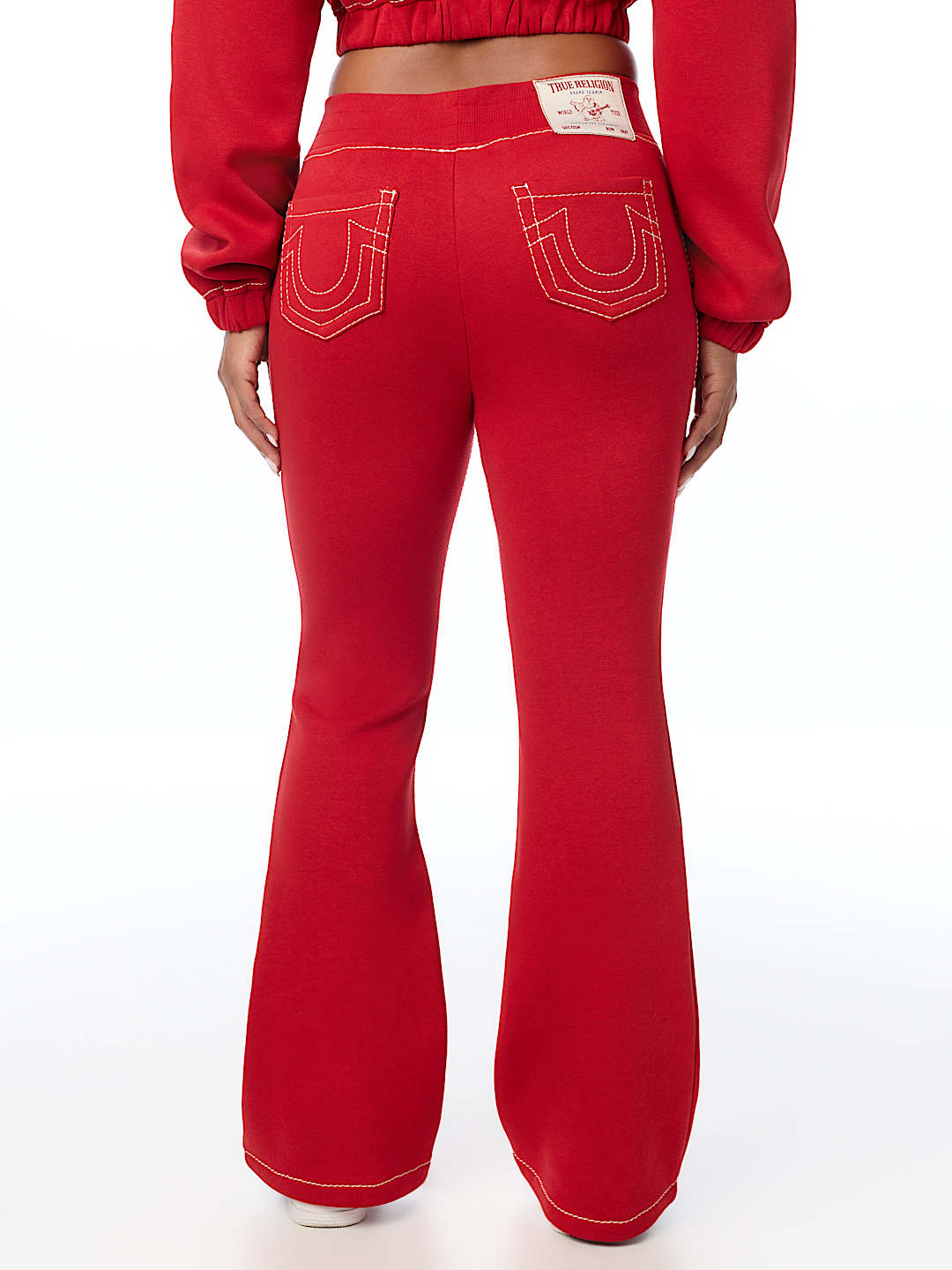 BIG T CRYSTAL BOOTCUT SWEATPANT