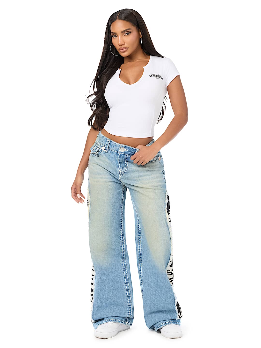 BOBBI RECONSTRUCTED SUPER T FLAP BAGGY JEAN