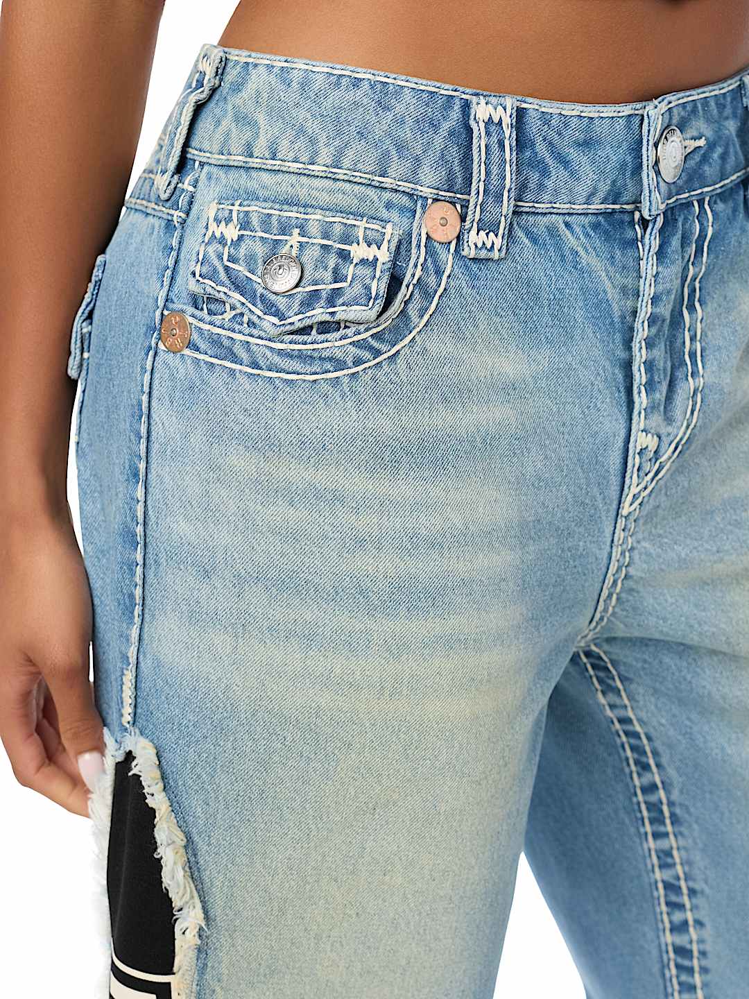 BOBBI RECONSTRUCTED SUPER T FLAP BAGGY JEAN