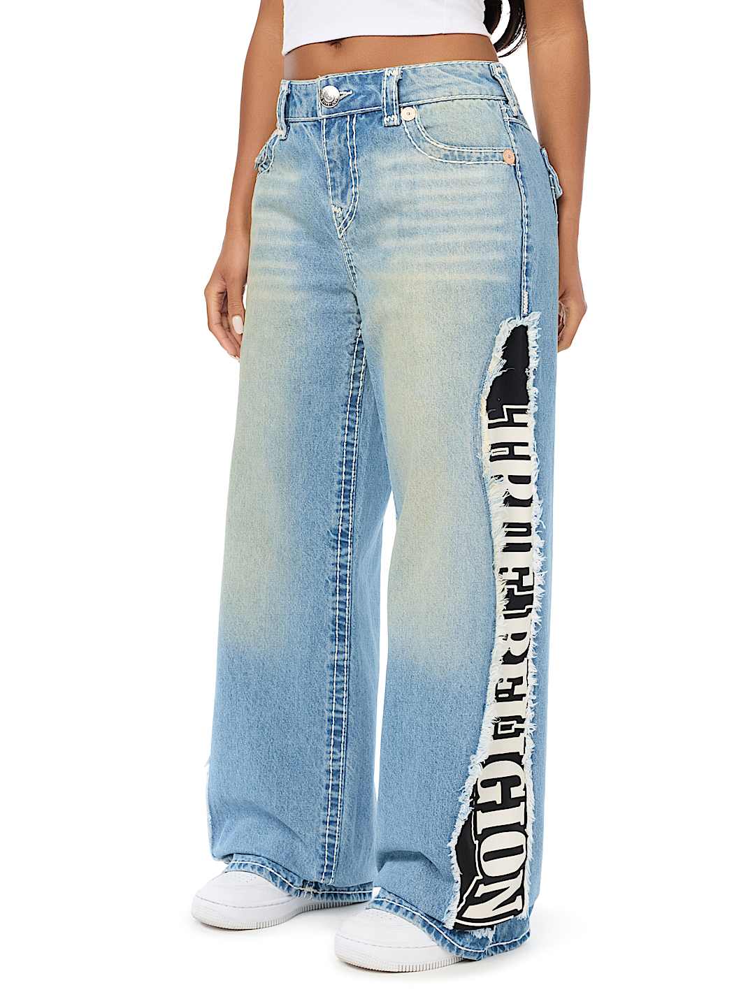 BOBBI RECONSTRUCTED SUPER T FLAP BAGGY JEAN