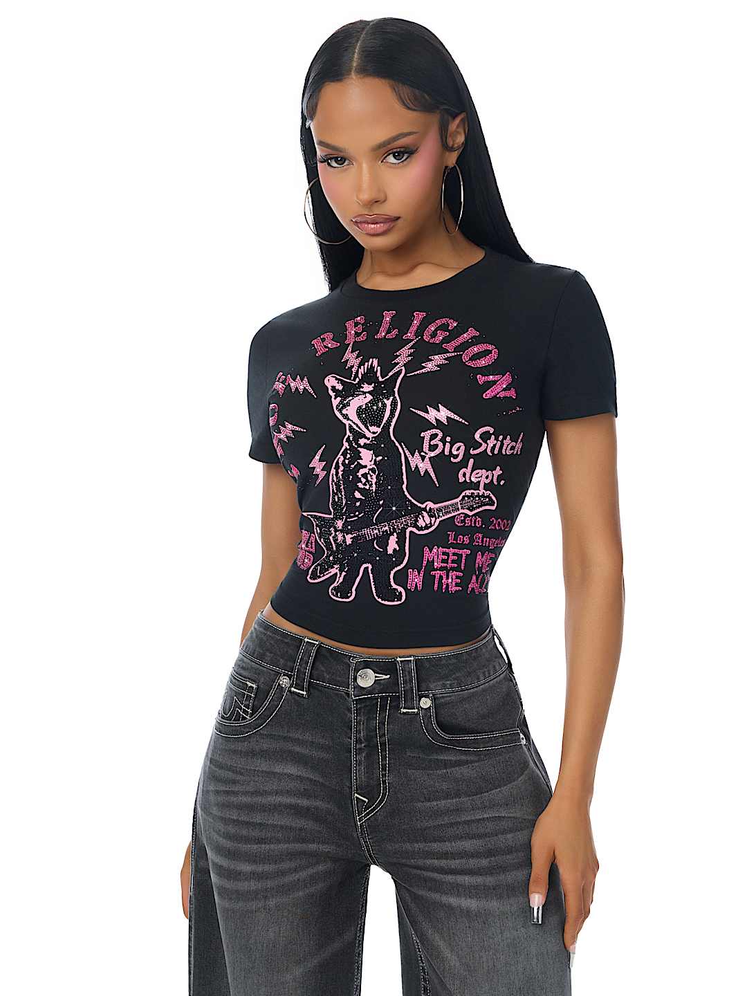 CRYSTAL PUNK BABY TEE