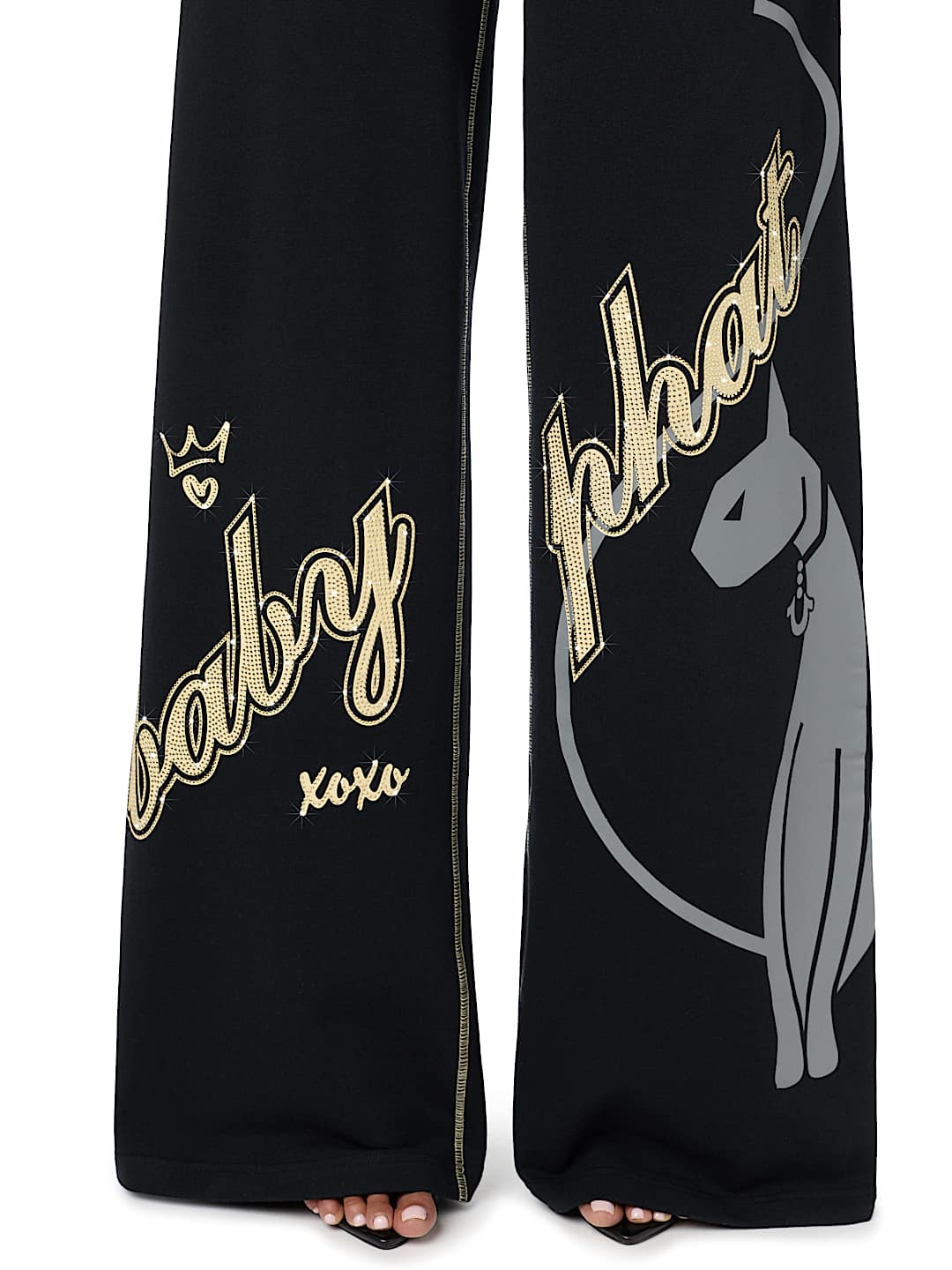 TRUE RELIGION X BABY PHAT LOW RISE BAGGY SWEATPANT
